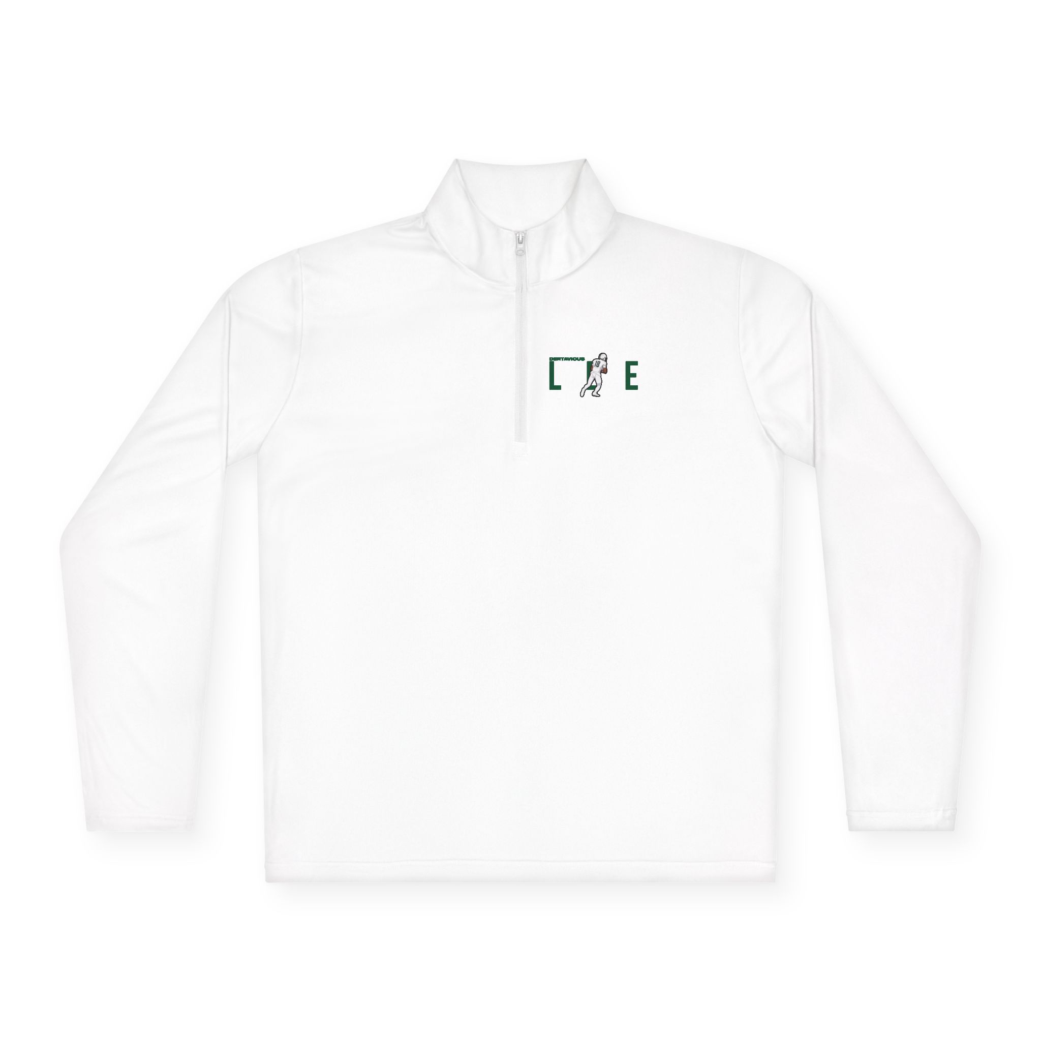 Q-Zip Pullover — character_player_name in White