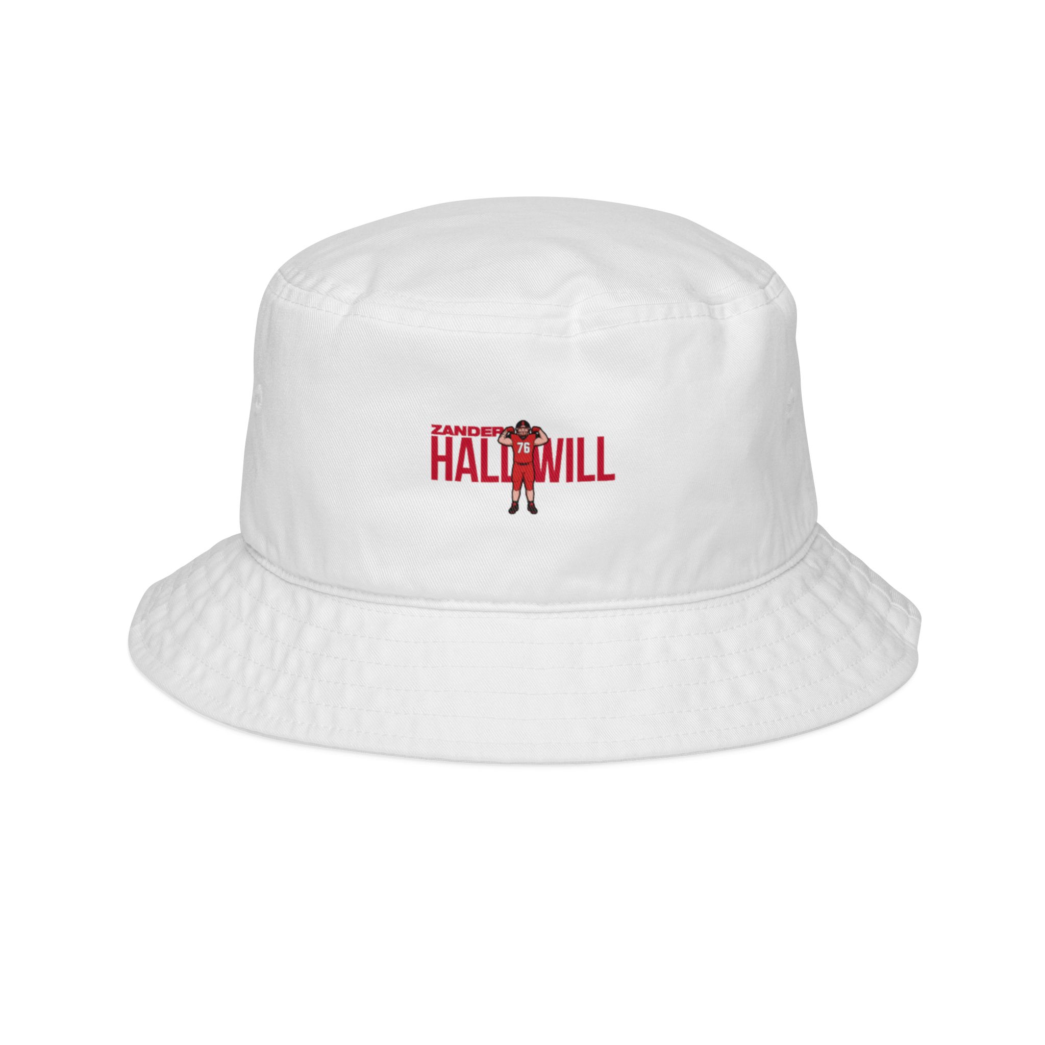 Bucket Hat — character_player_name in White