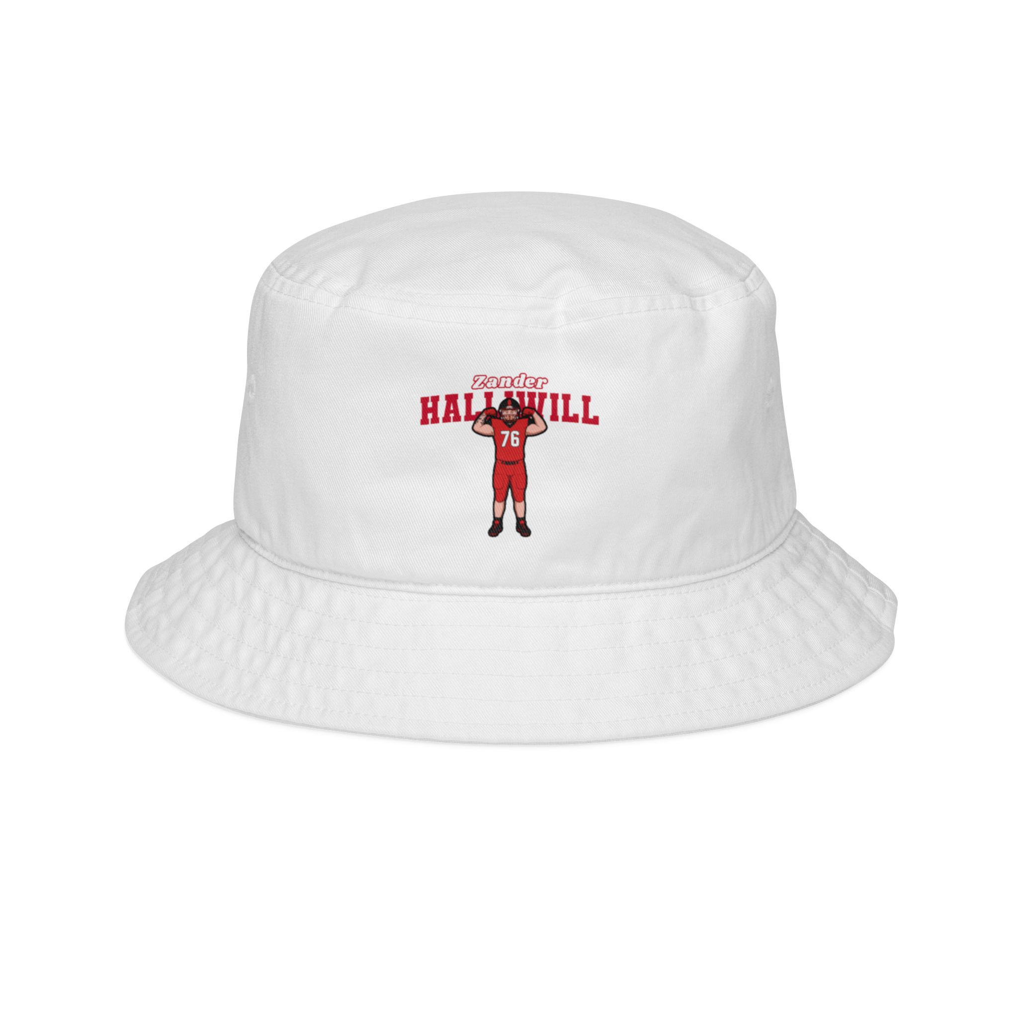 Bucket Hat — character_name_arch in White