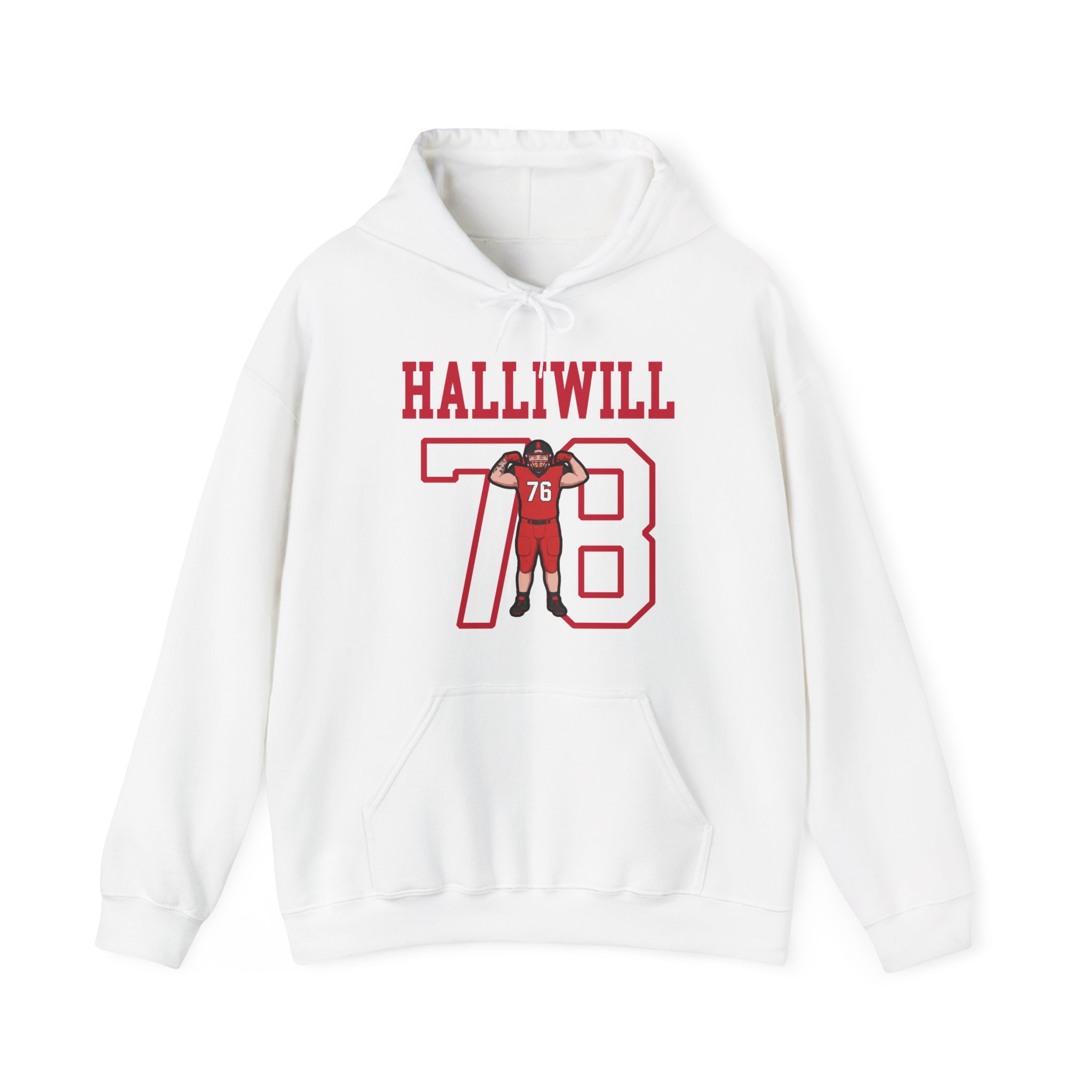 Hoodie — character_shirsey in White