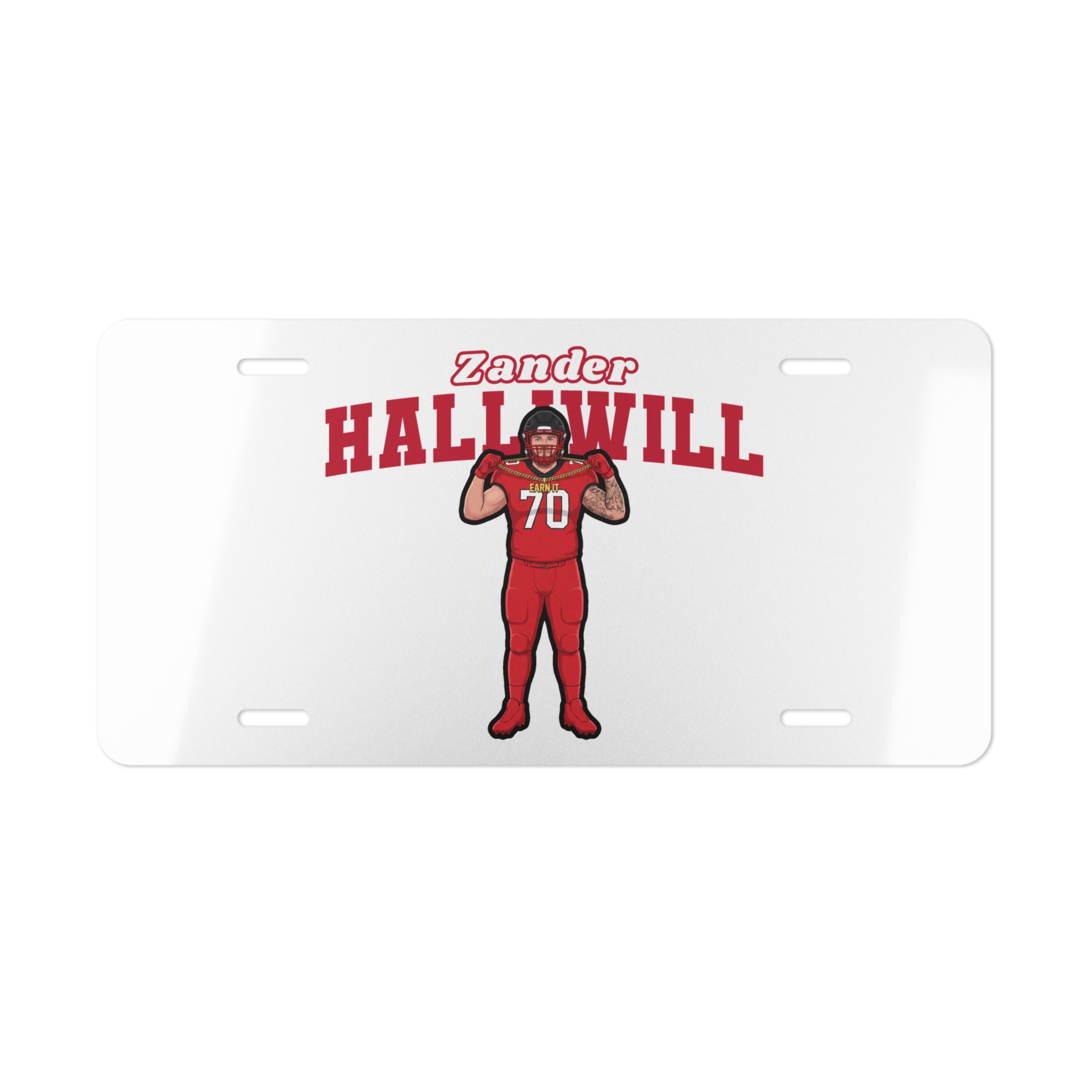 License Plate — character_name_arch in Classic
