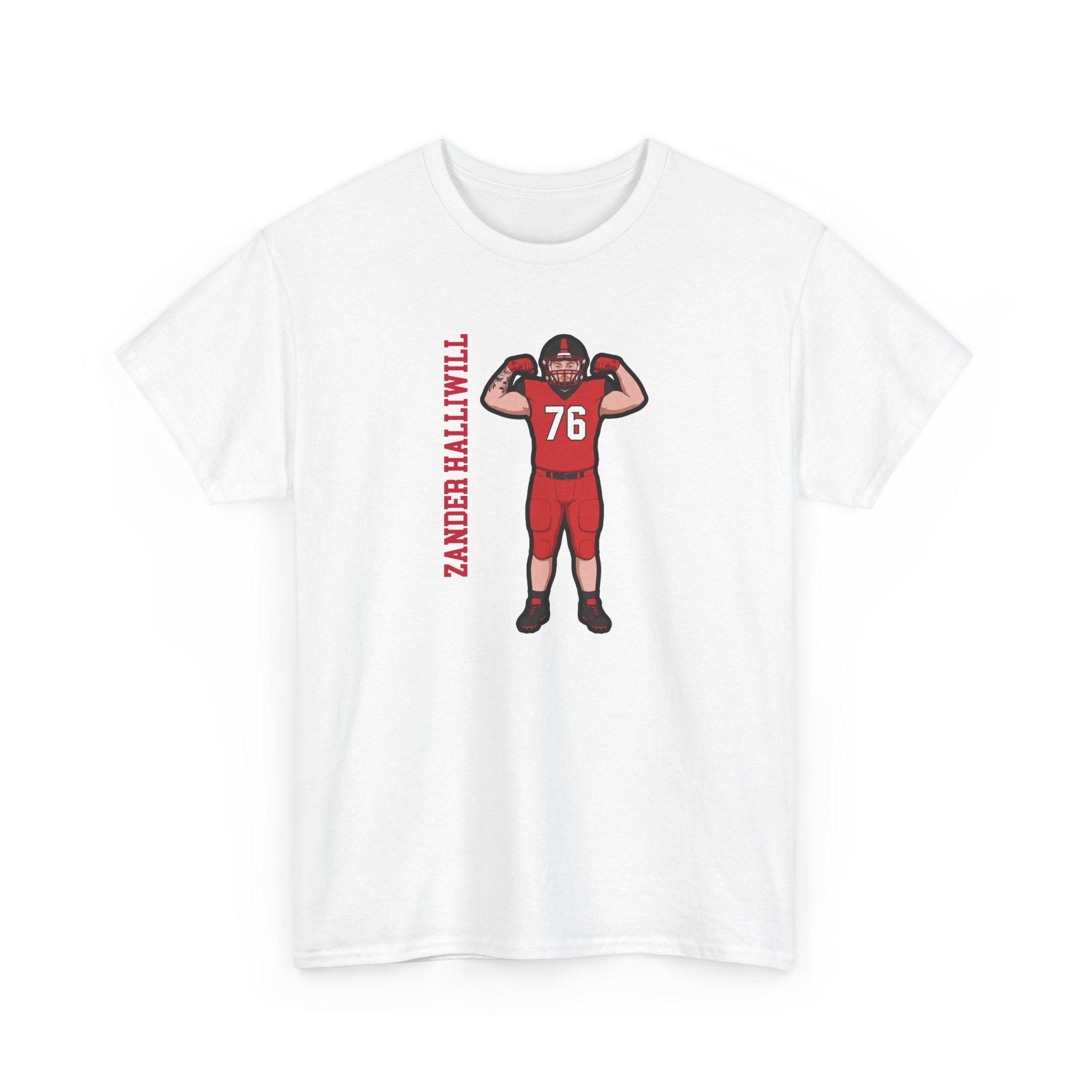Tee — character_name_vertical in White