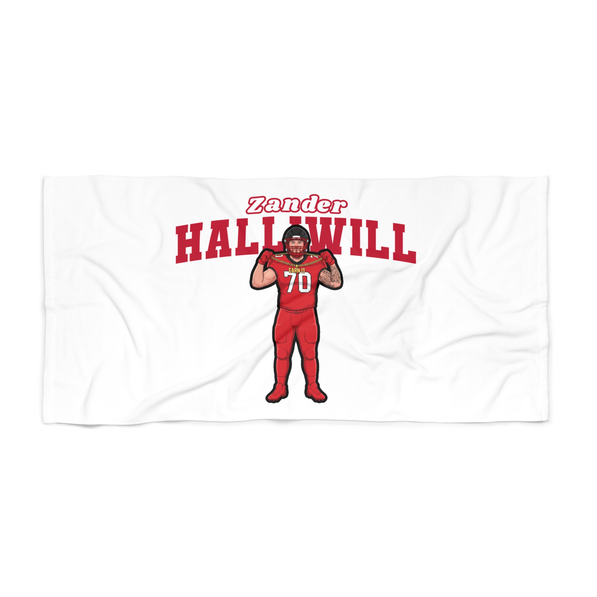 Beach Towel — character_name_arch in Classic