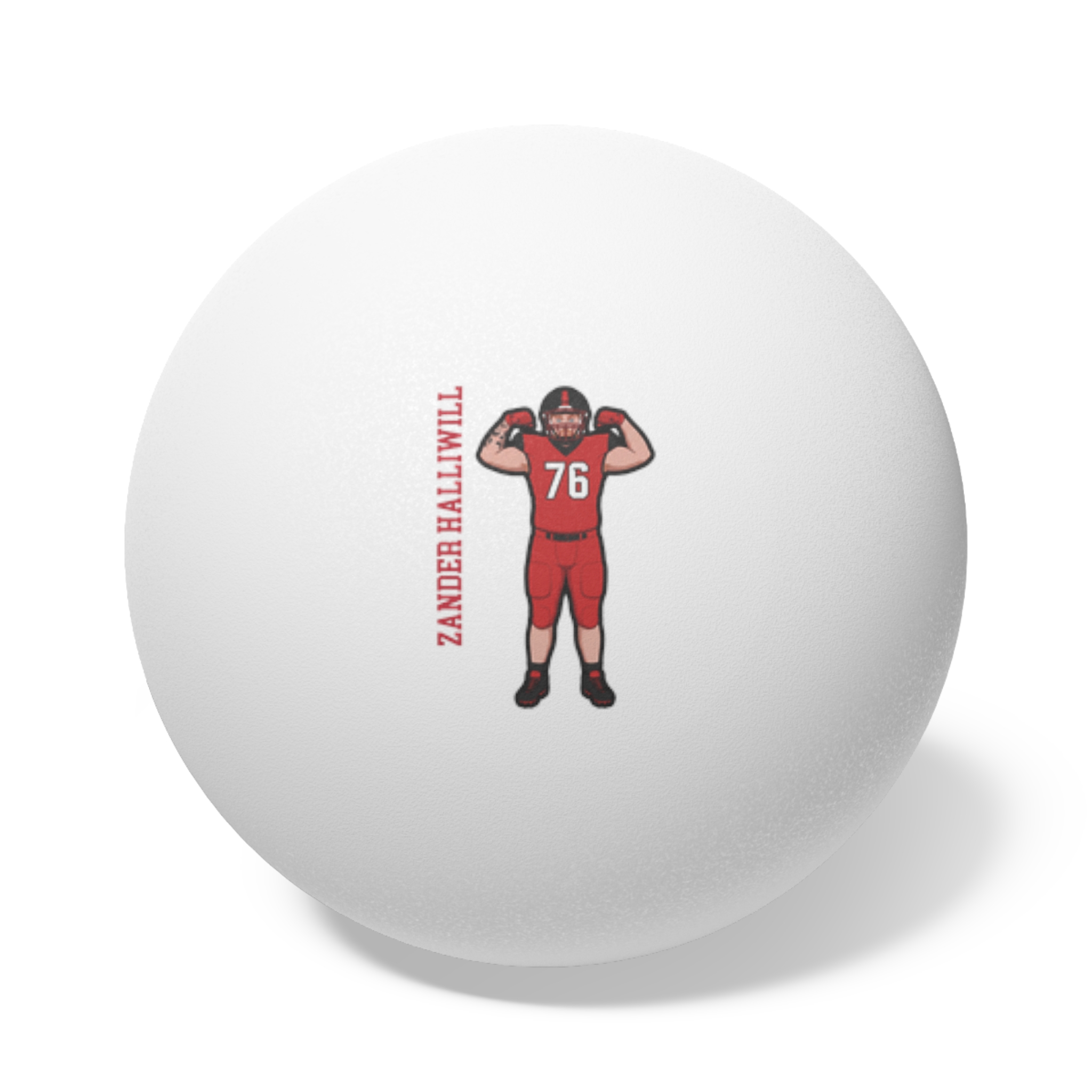 Ping Pong Balls, 6 pcs — character_name_vertical in White