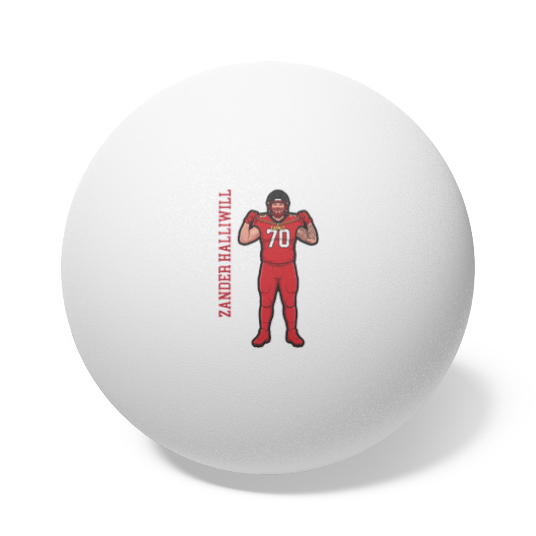 Ping Pong Balls, 6 pcs — character_name_vertical in White