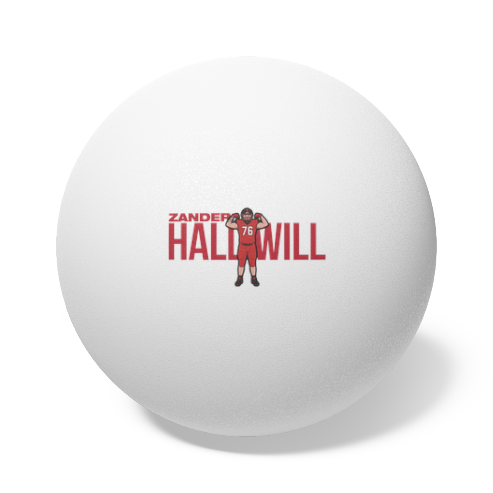 Ping Pong Balls, 6 pcs — character_player_name in White