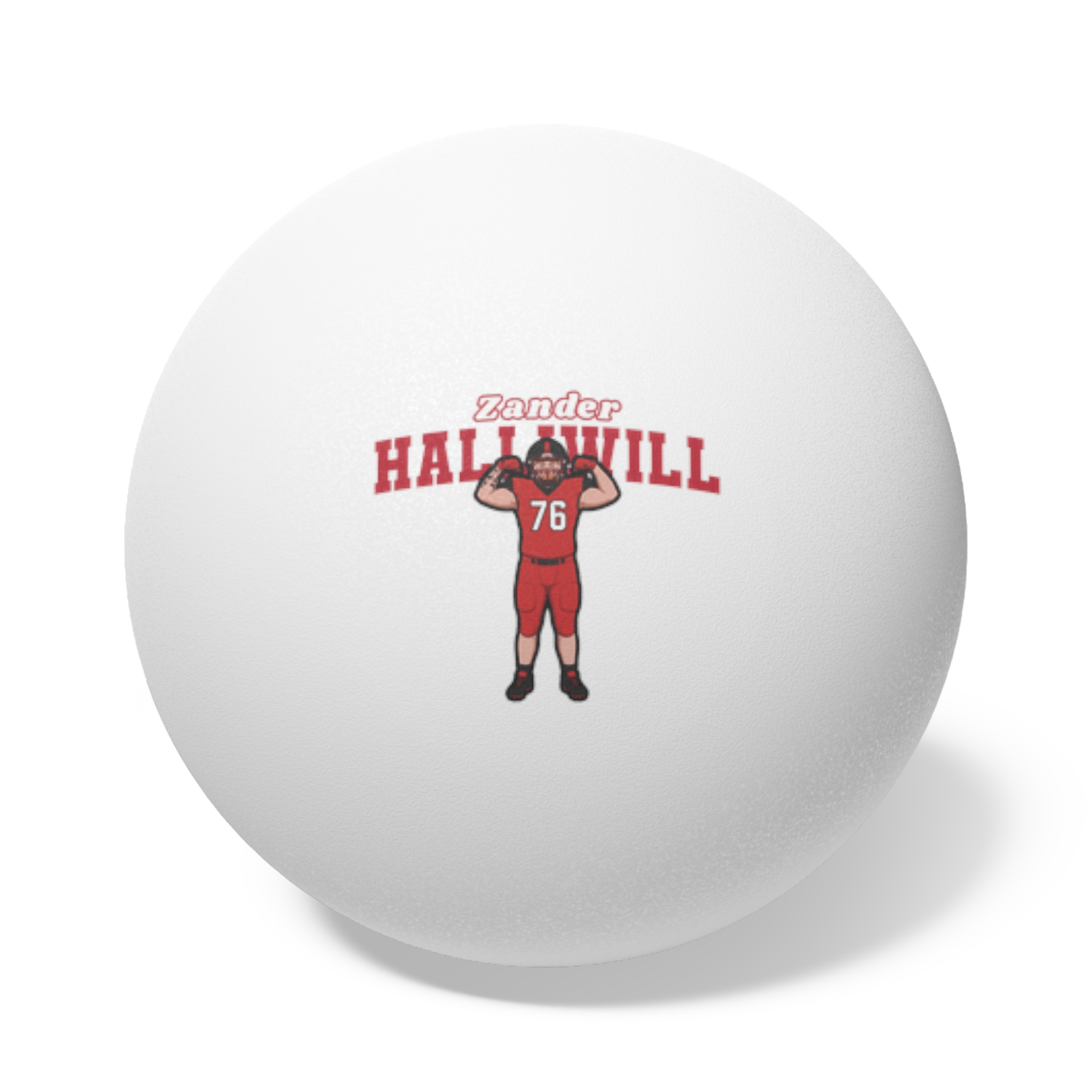 Ping Pong Balls, 6 pcs — character_name_arch in White