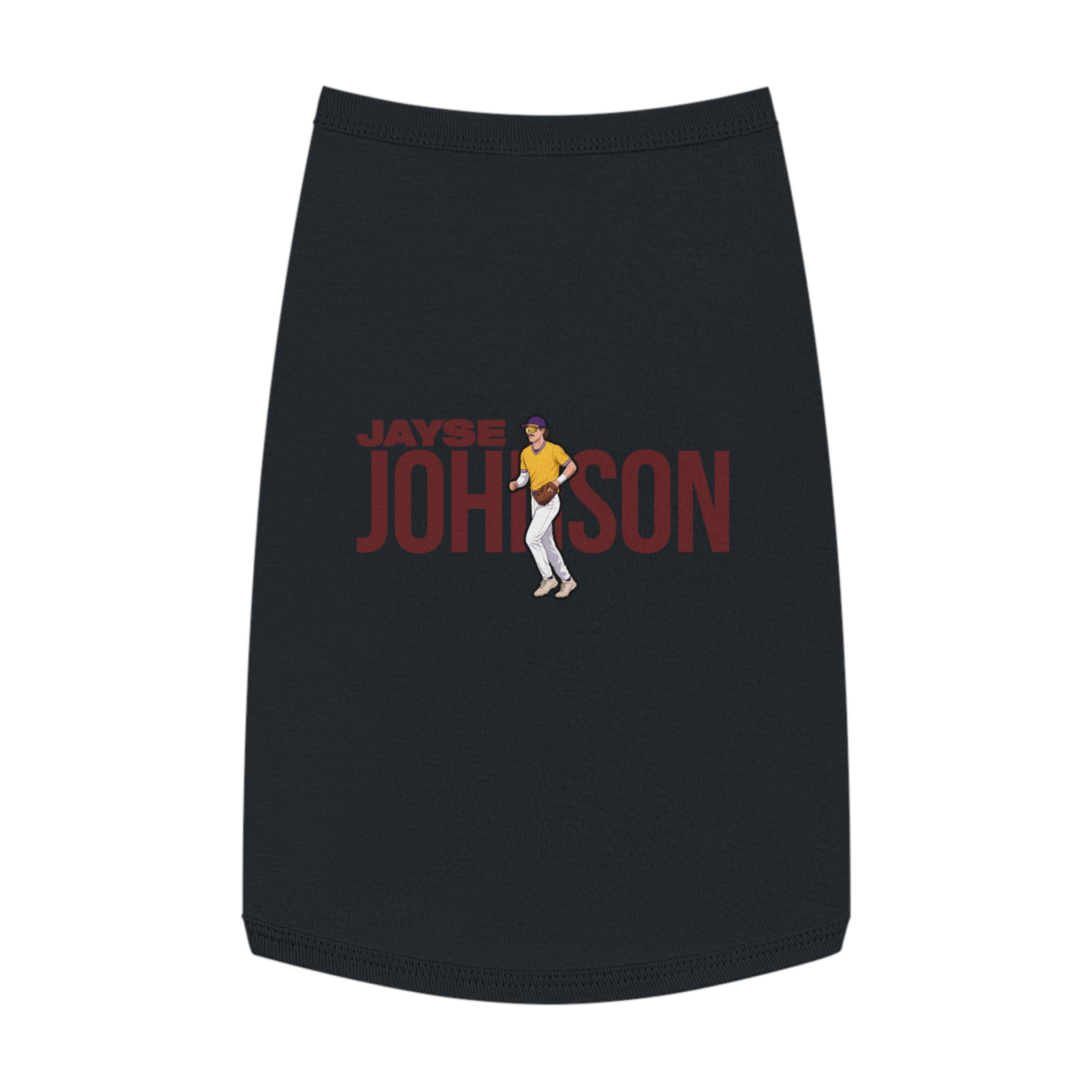 Pet Tank Top — character_player_name in Black