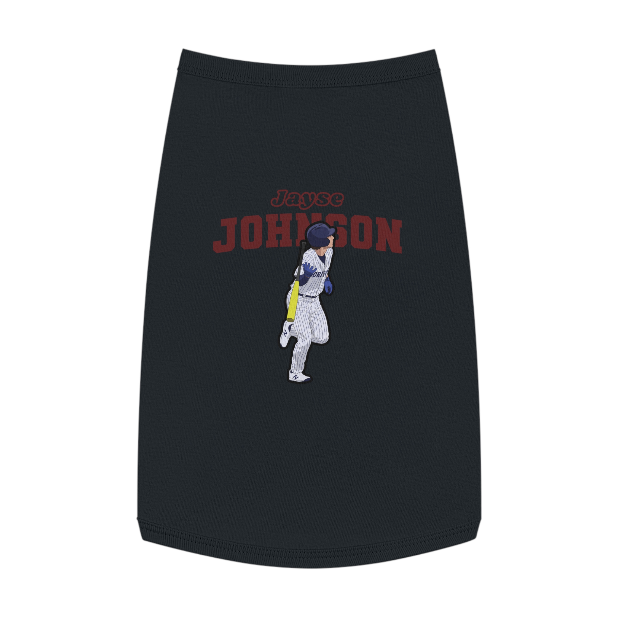 Pet Tank Top — character_name_arch in White