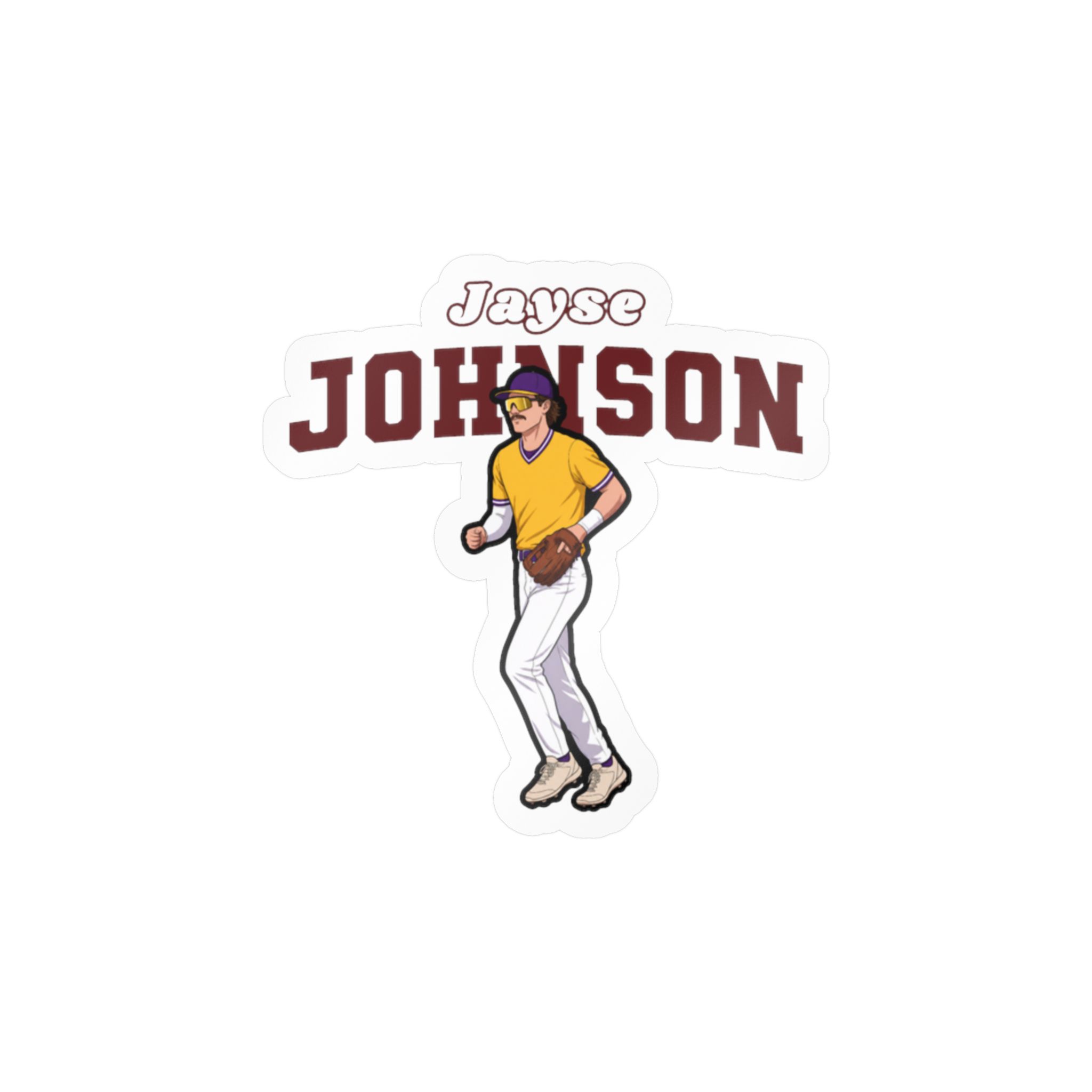 Vinyl Sticker — character_name_arch in Classic