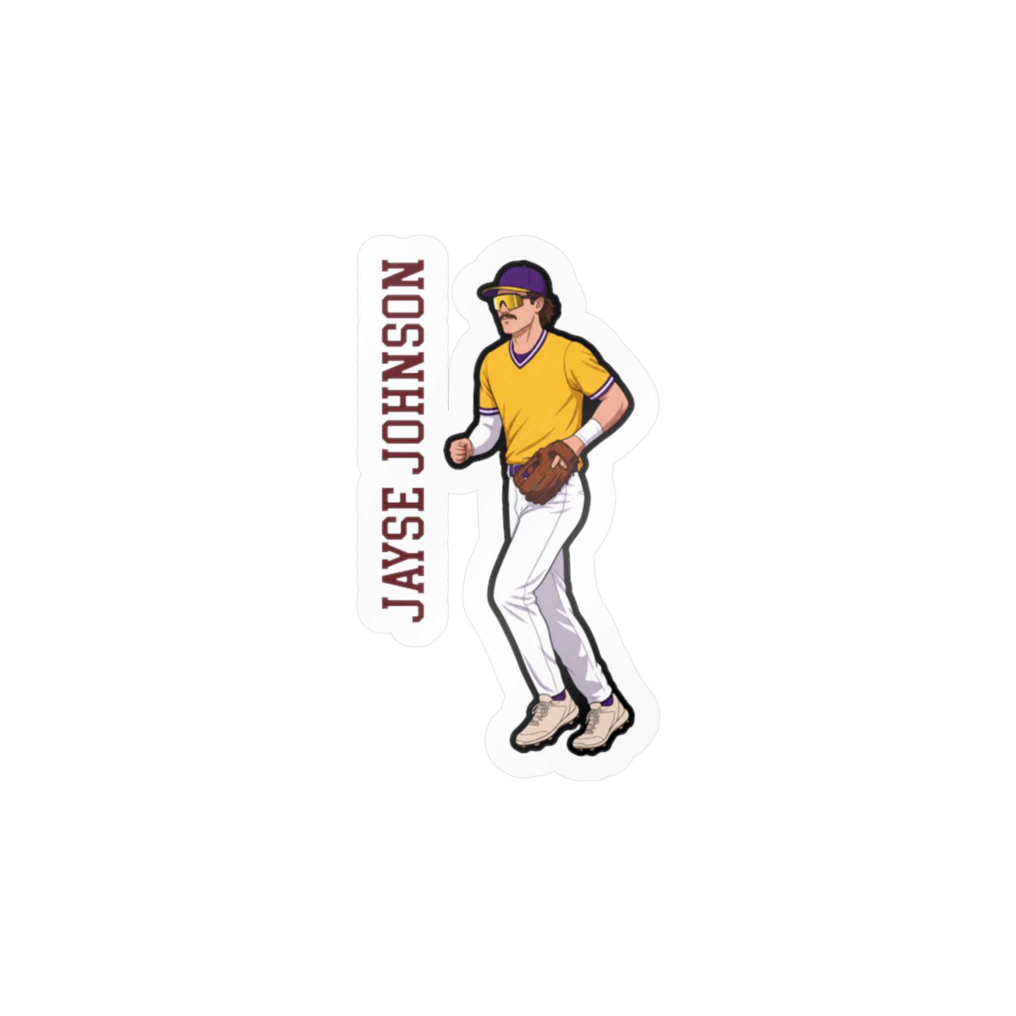 Vinyl Sticker — character_name_vertical in Classic