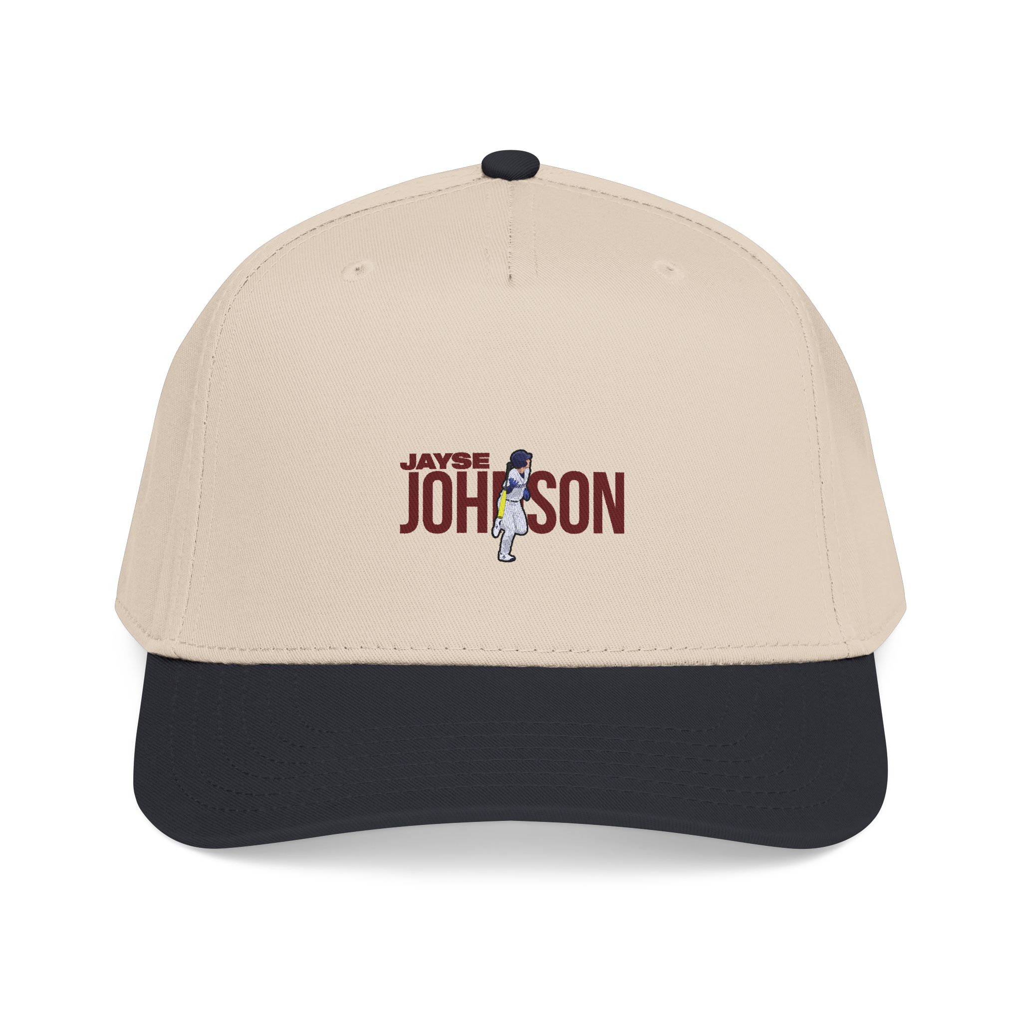 Baseball Cap — character_player_name in Black / Natural