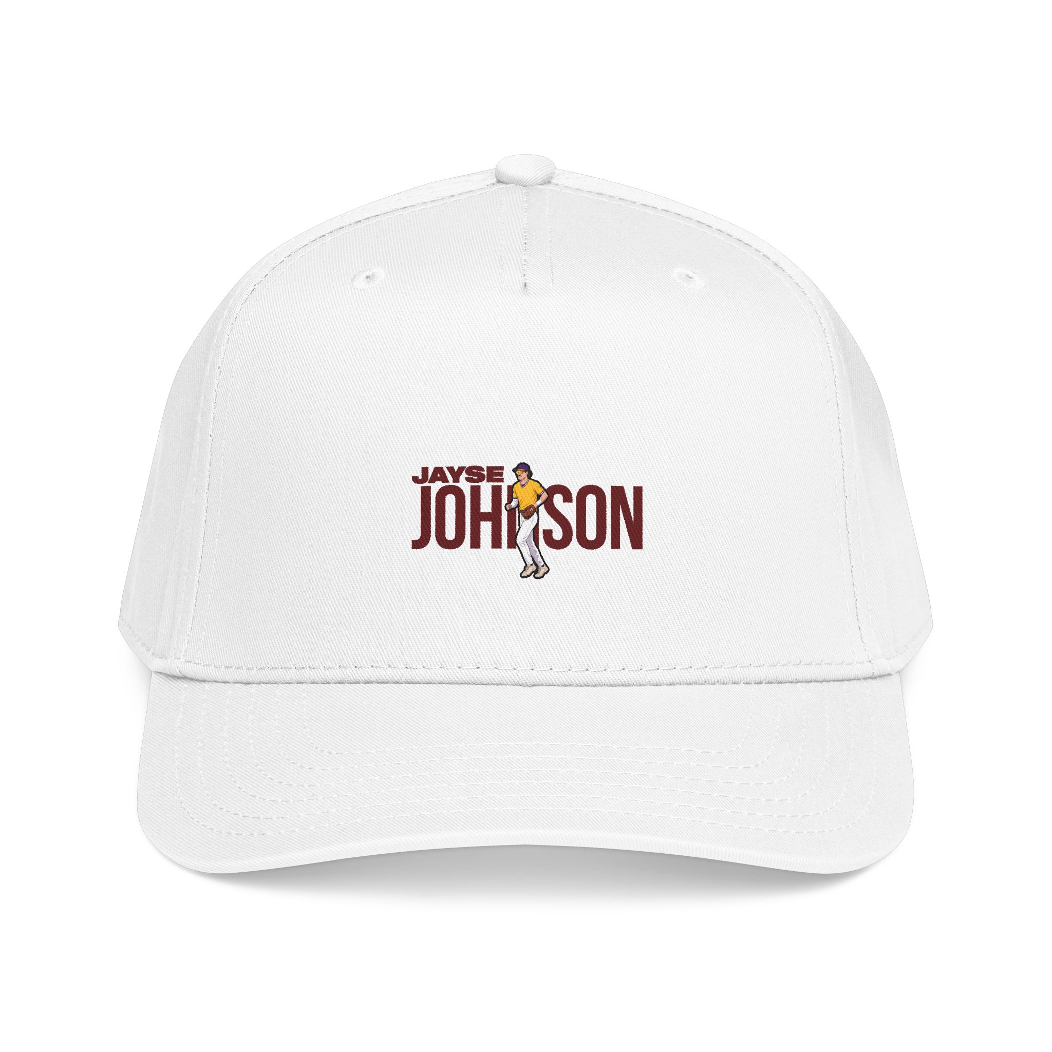 Baseball Cap — character_player_name in White