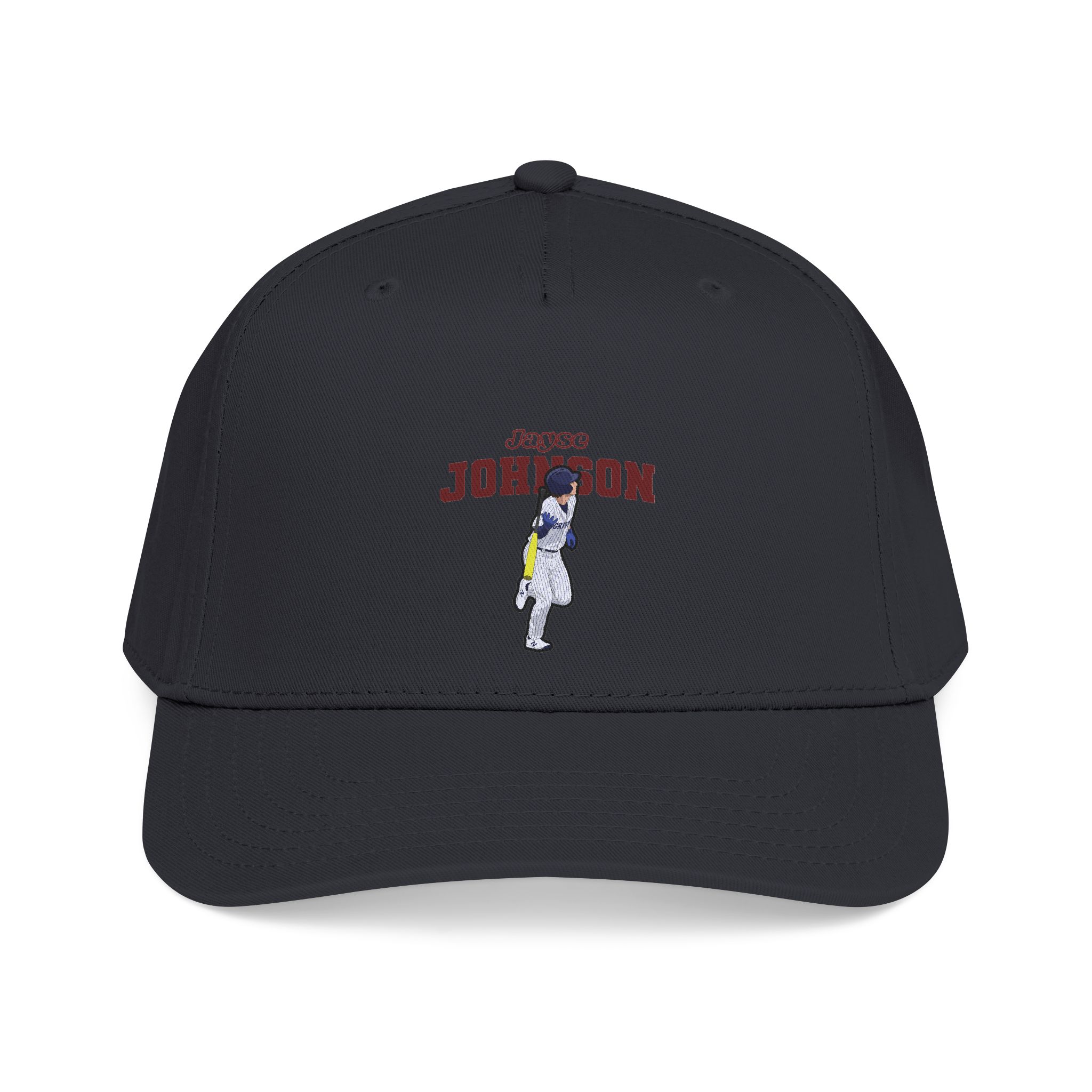 Baseball Cap — character_name_arch in Black