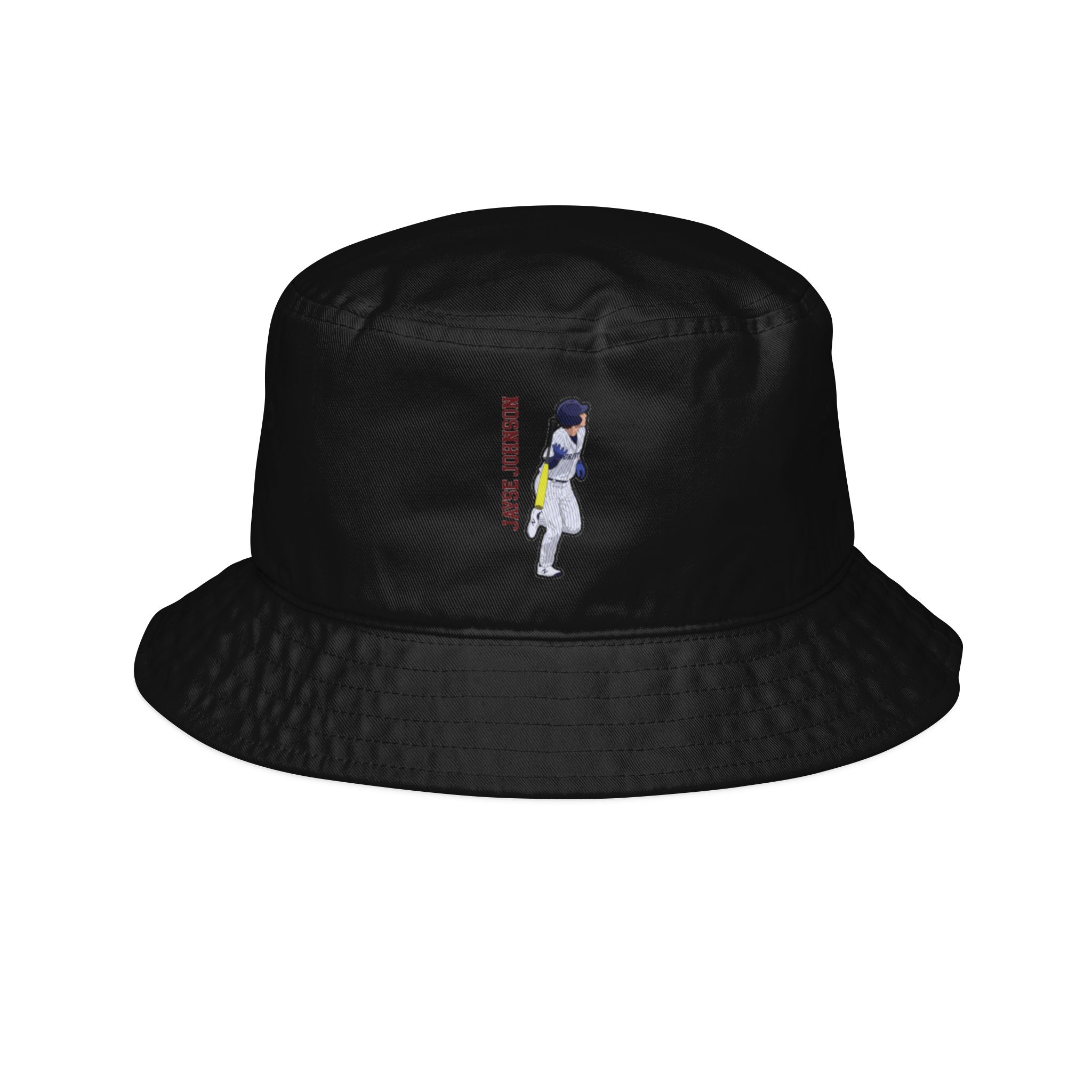 Bucket Hat — character_name_vertical in Black