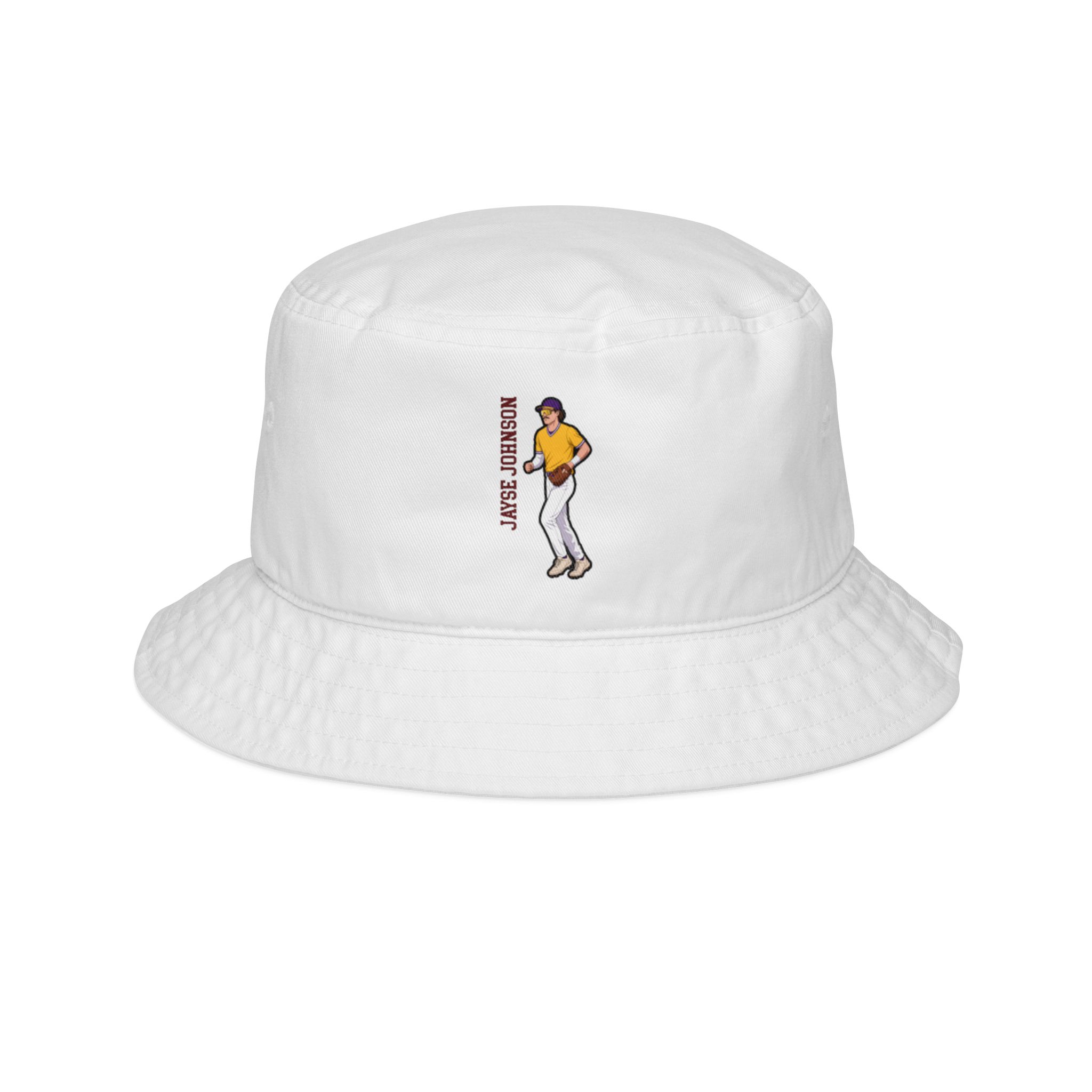 Bucket Hat — character_name_vertical in White