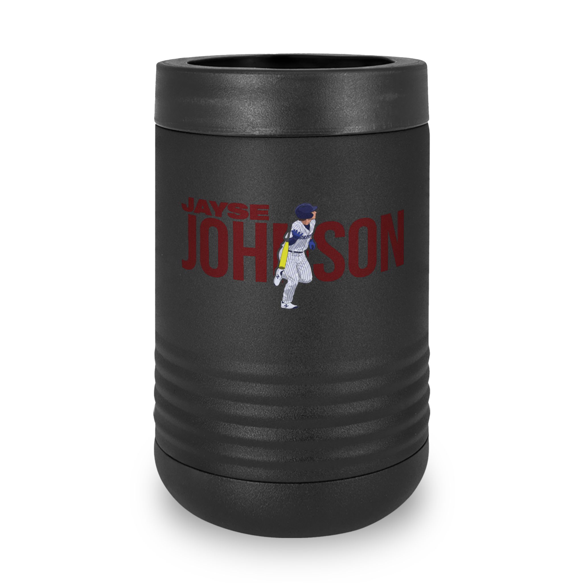 Stainless Can Cooler — character_player_name in Black