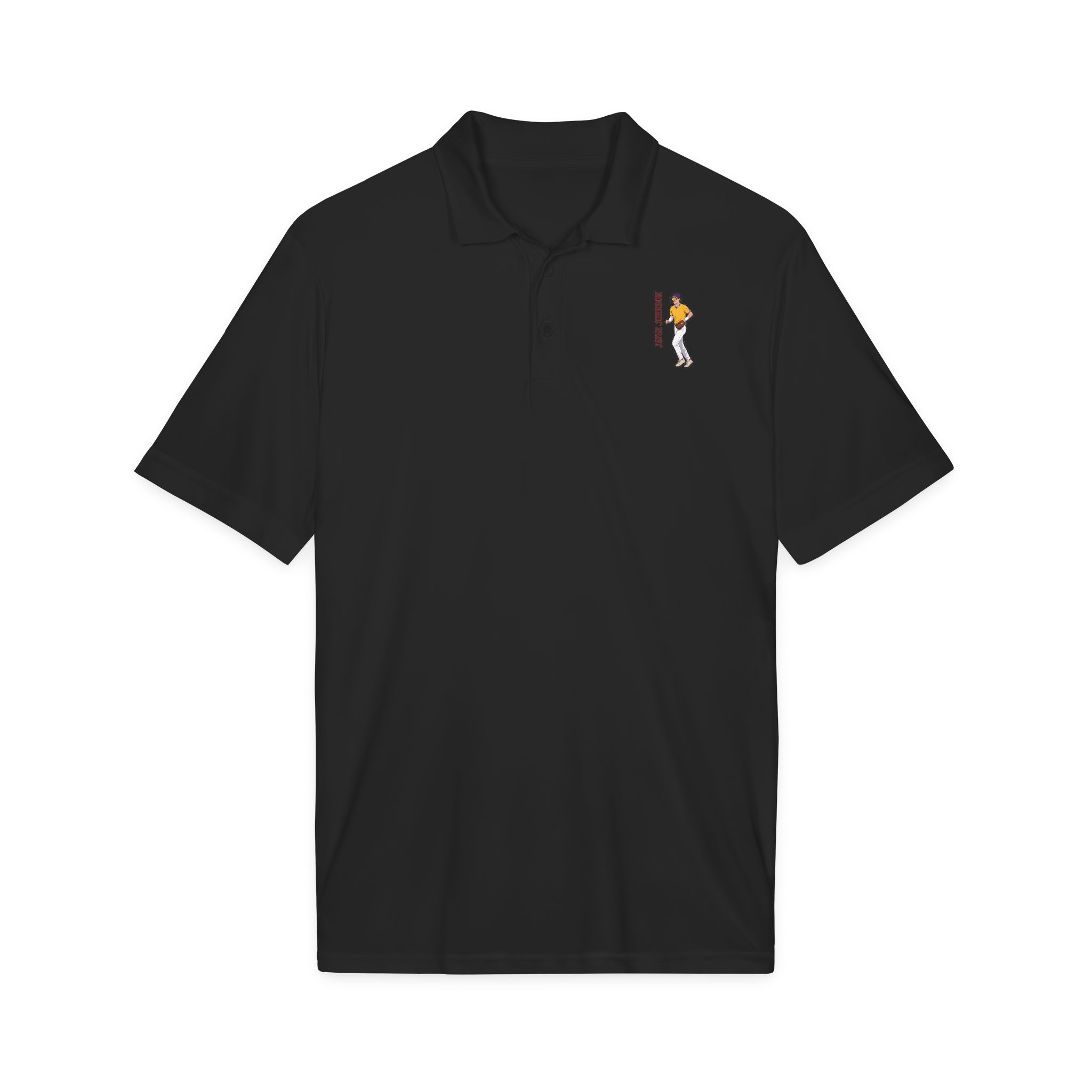 Polo — character_name_vertical in Black