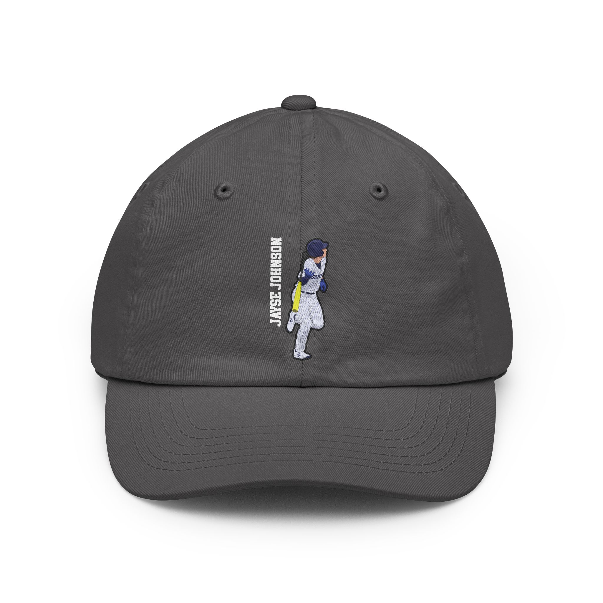 Classic Cap — character_name_vertical in Grey
