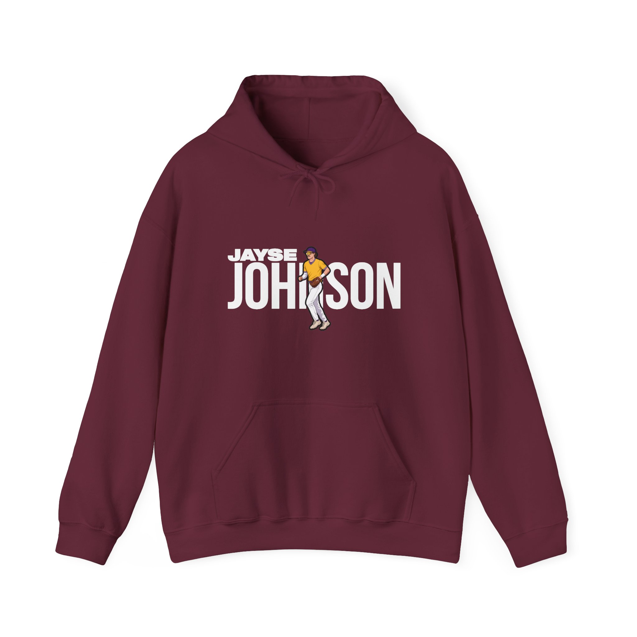 Hoodie — character_player_name in Maroon