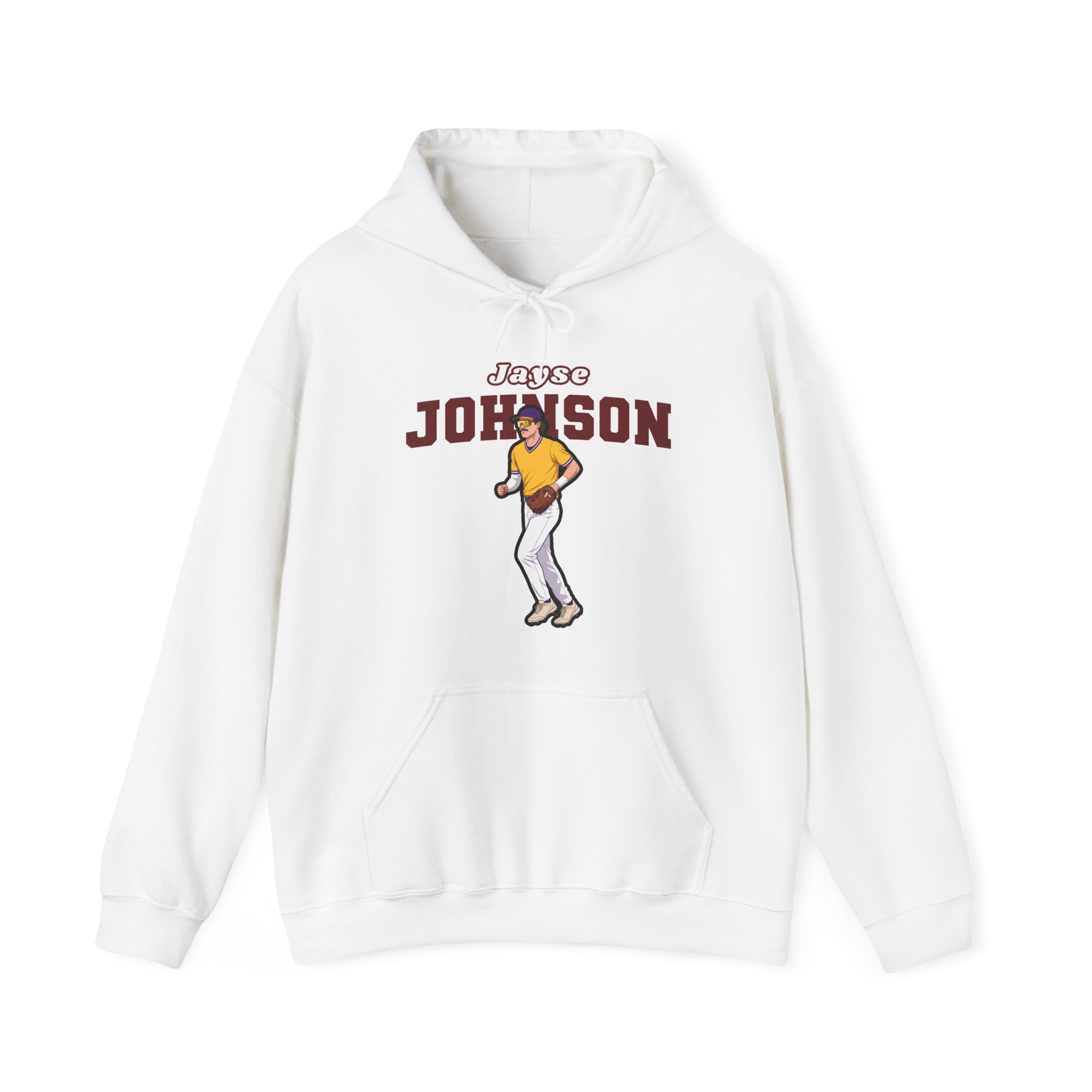 Hoodie — character_name_arch in White