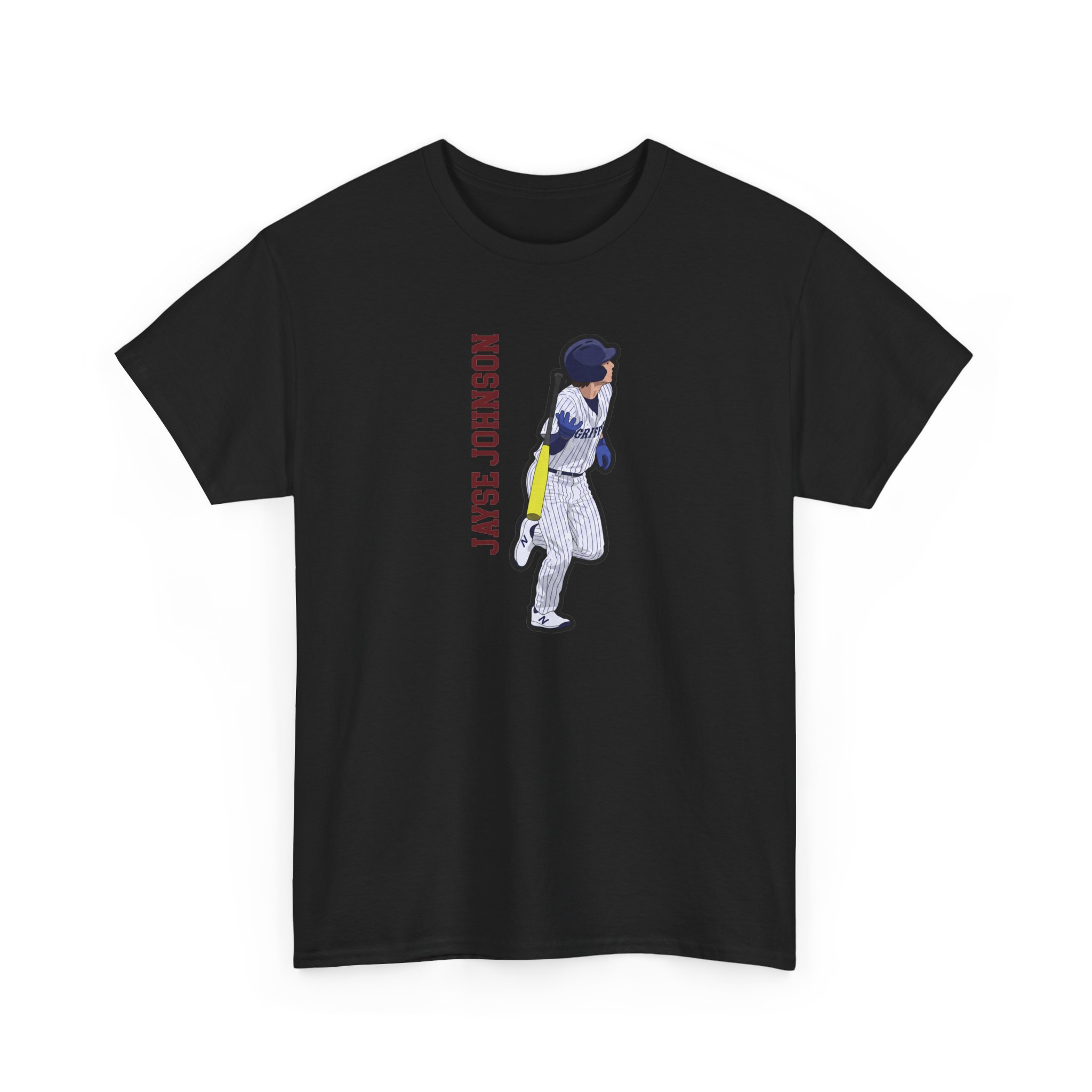 Tee — character_name_vertical in Black