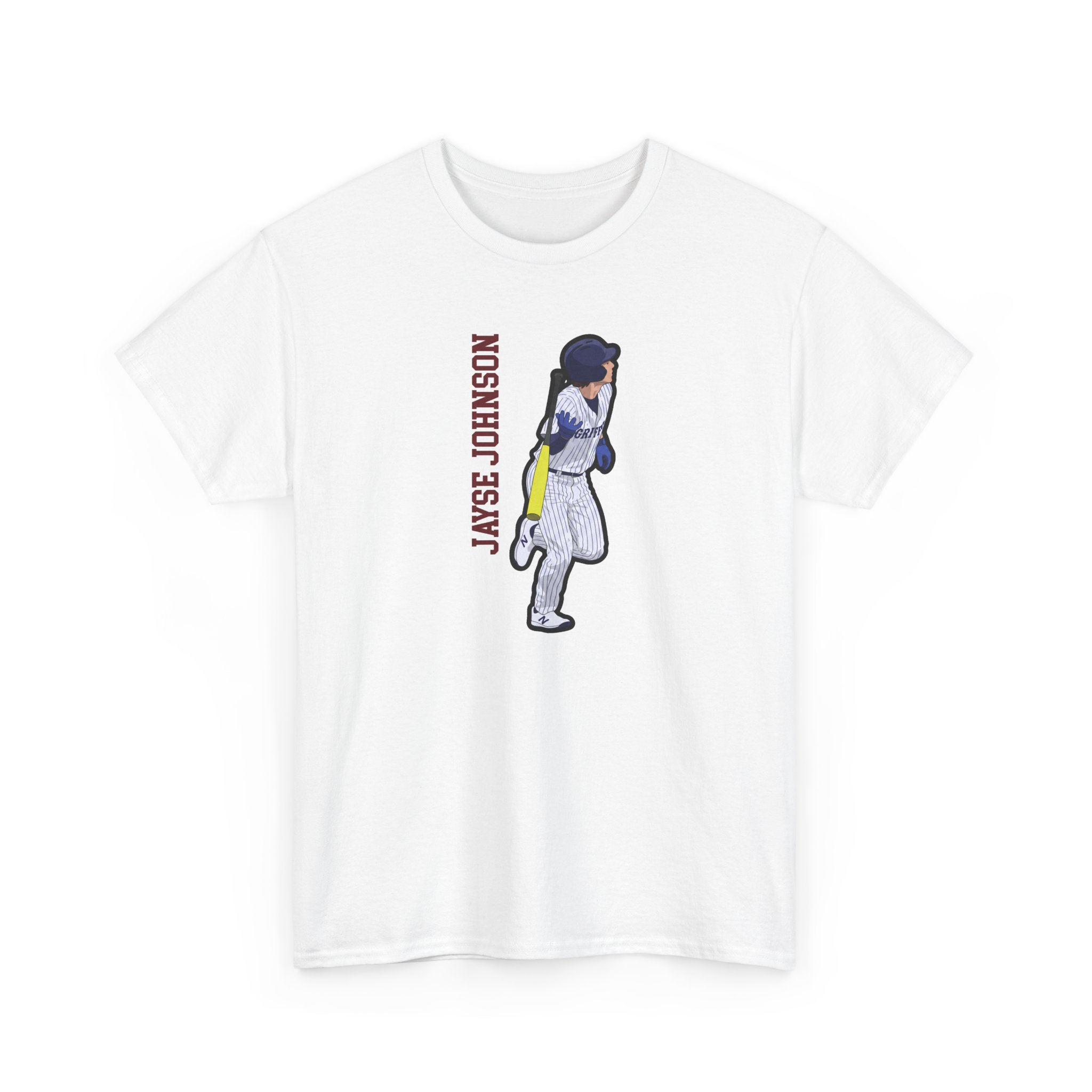Tee — character_name_vertical in White