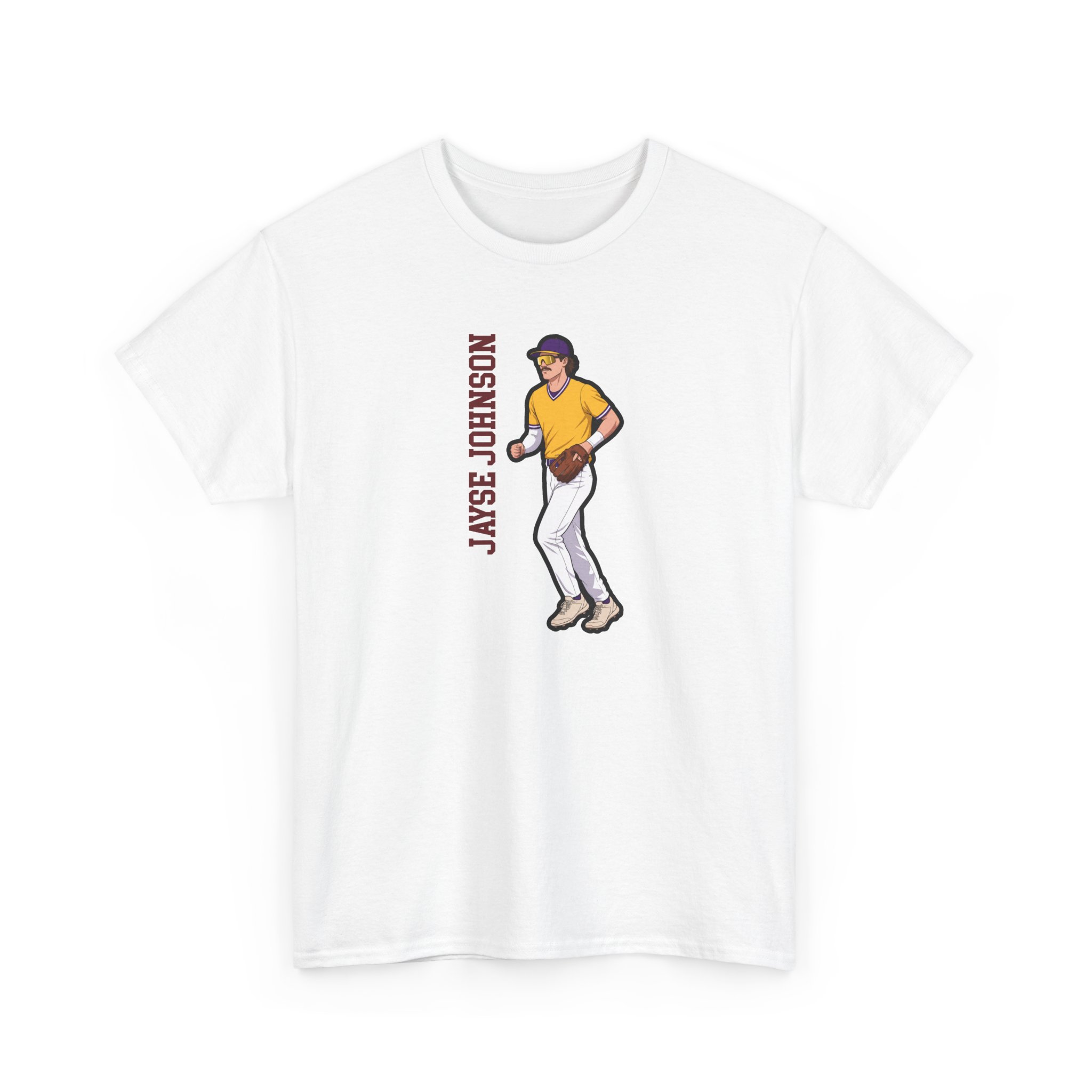 Tee — character_name_vertical in White