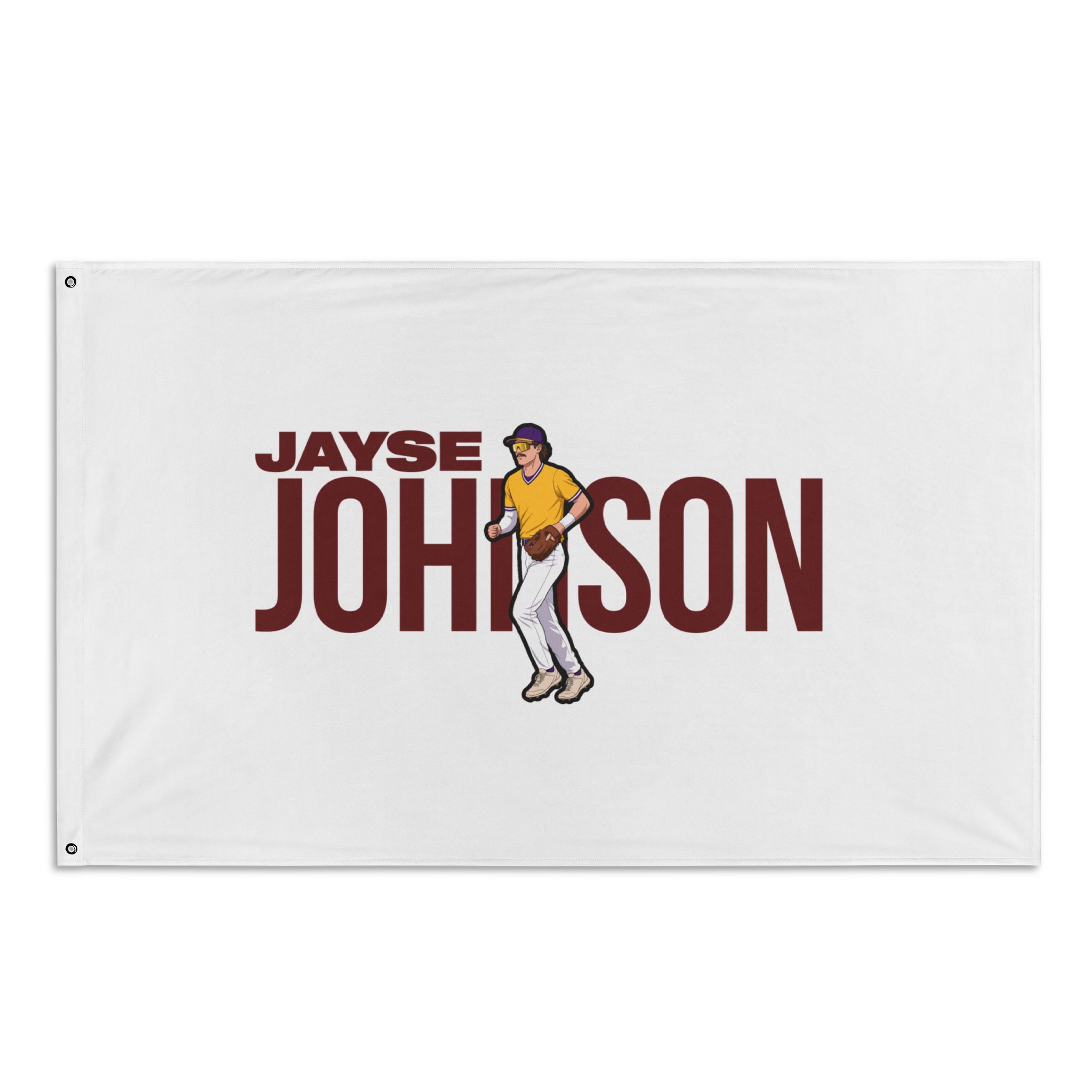 Flag (35 × 56 in) — character_player_name in Classic