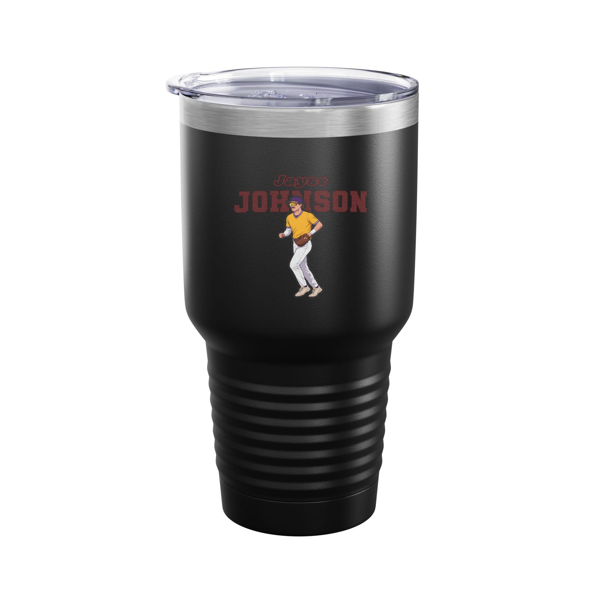 30oz Tumbler — character_name_arch in Black