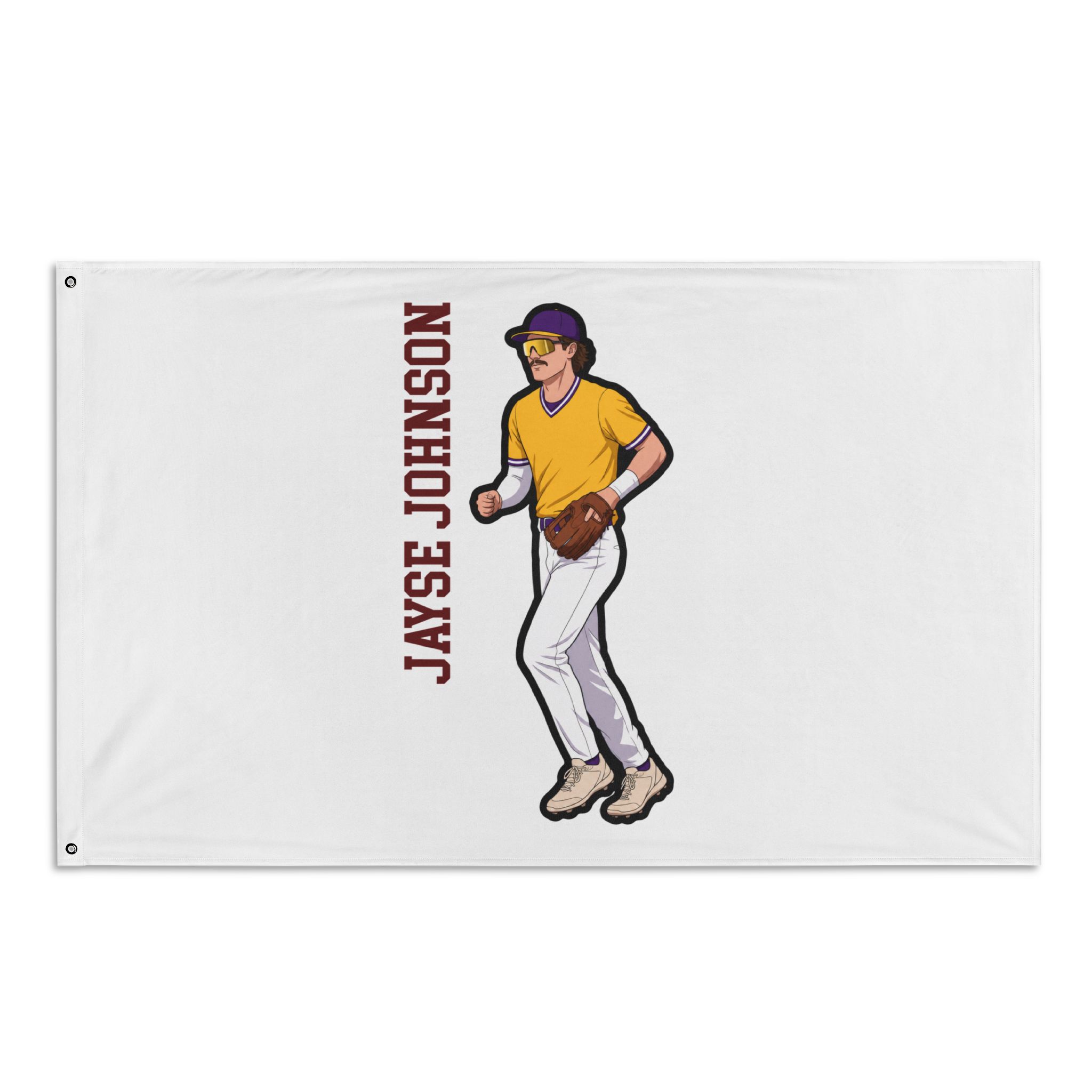 Flag (35 × 56 in) — character_name_vertical in Classic