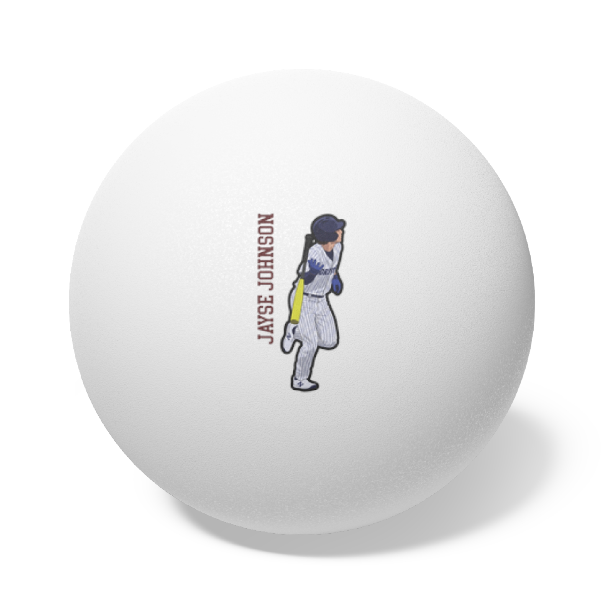 Ping Pong Balls, 6 pcs — character_name_vertical in White
