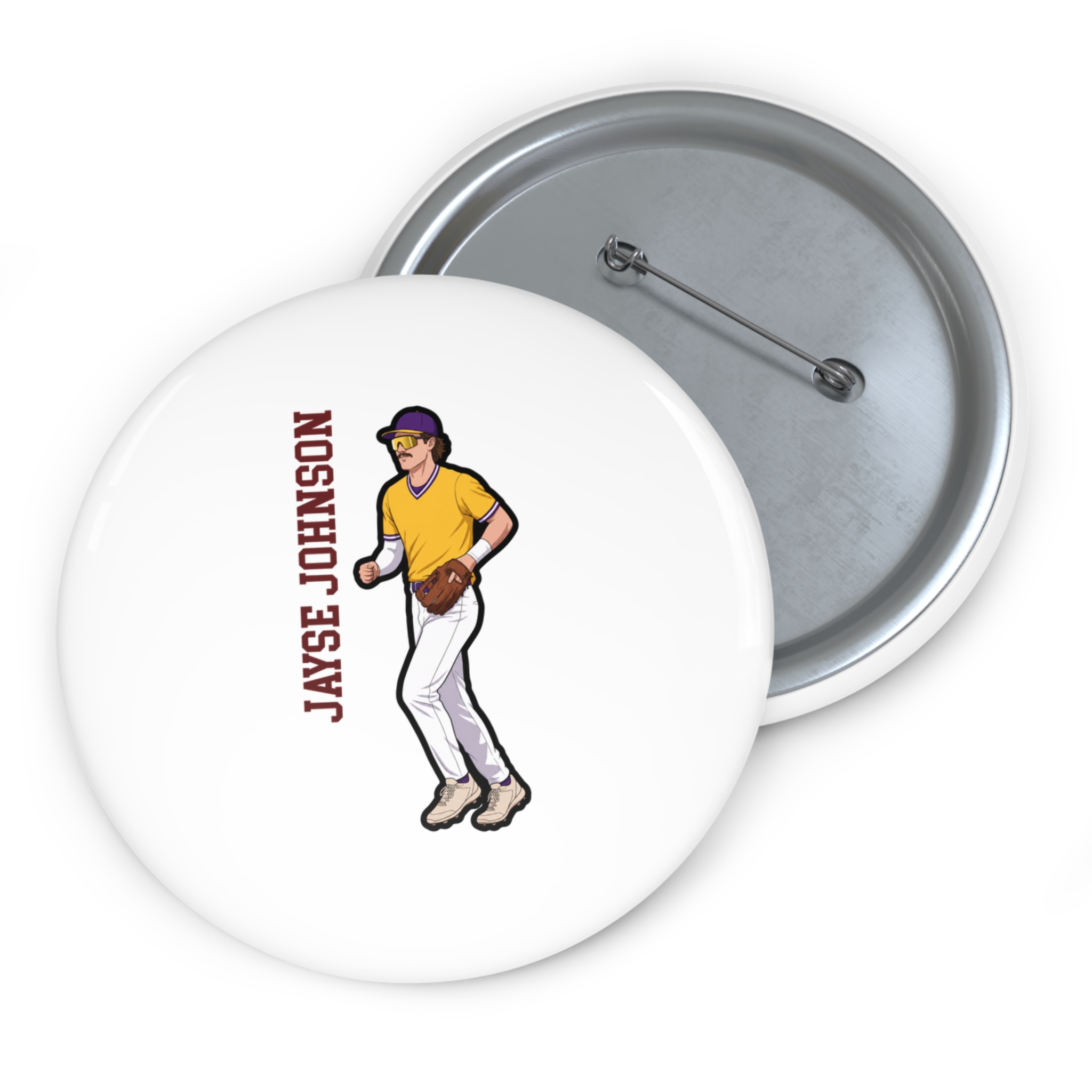 Game Day Pin — character_name_vertical in Classic