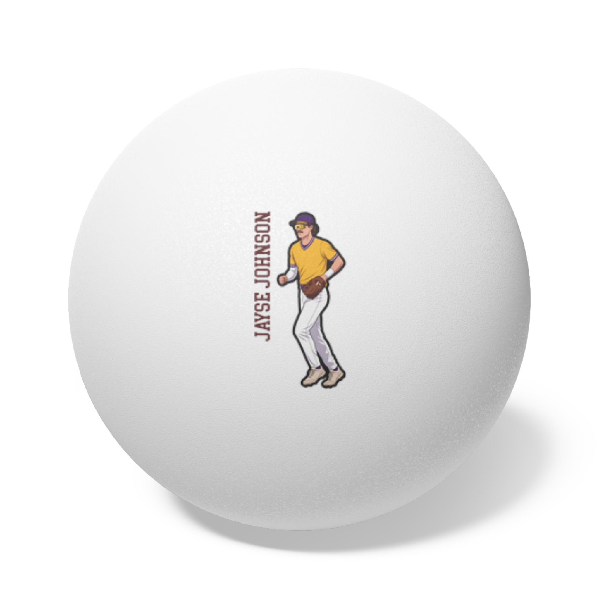 Ping Pong Balls, 6 pcs — character_name_vertical in White