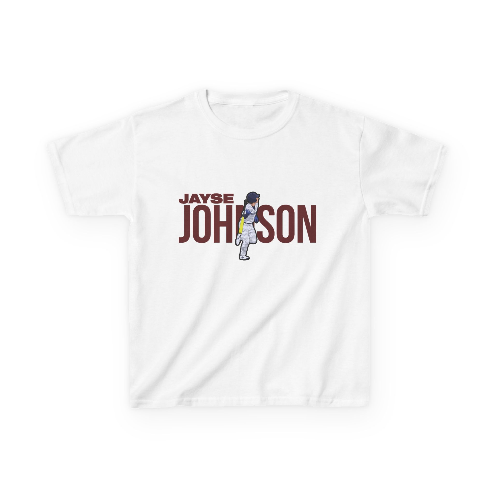 Youth Tee — character_player_name in White