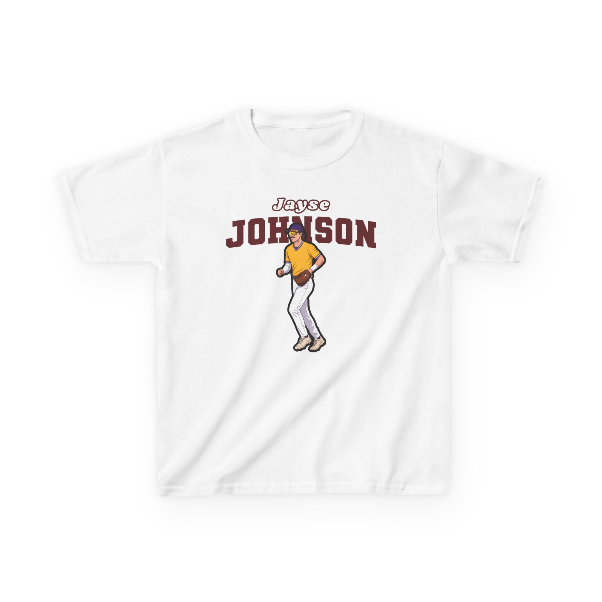 Youth Tee — character_name_arch in White