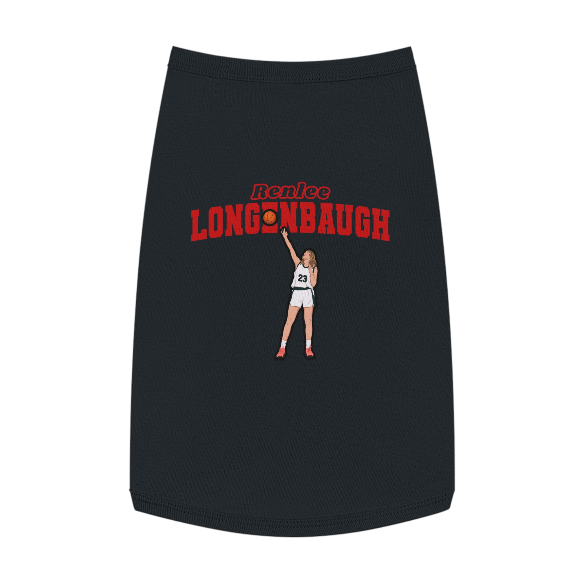 Pet Tank Top — character_name_arch in White