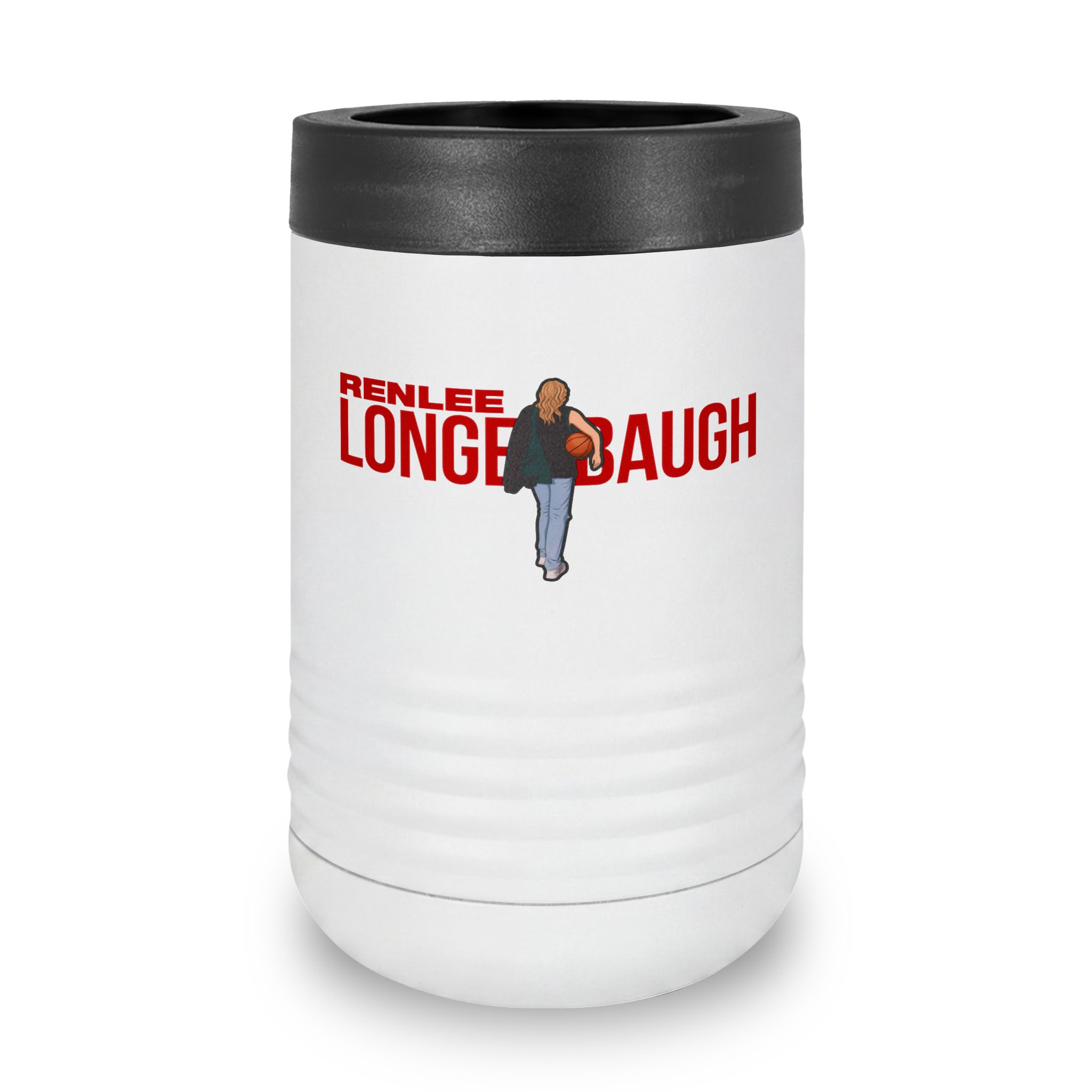 Stainless Can Cooler — character_player_name in White