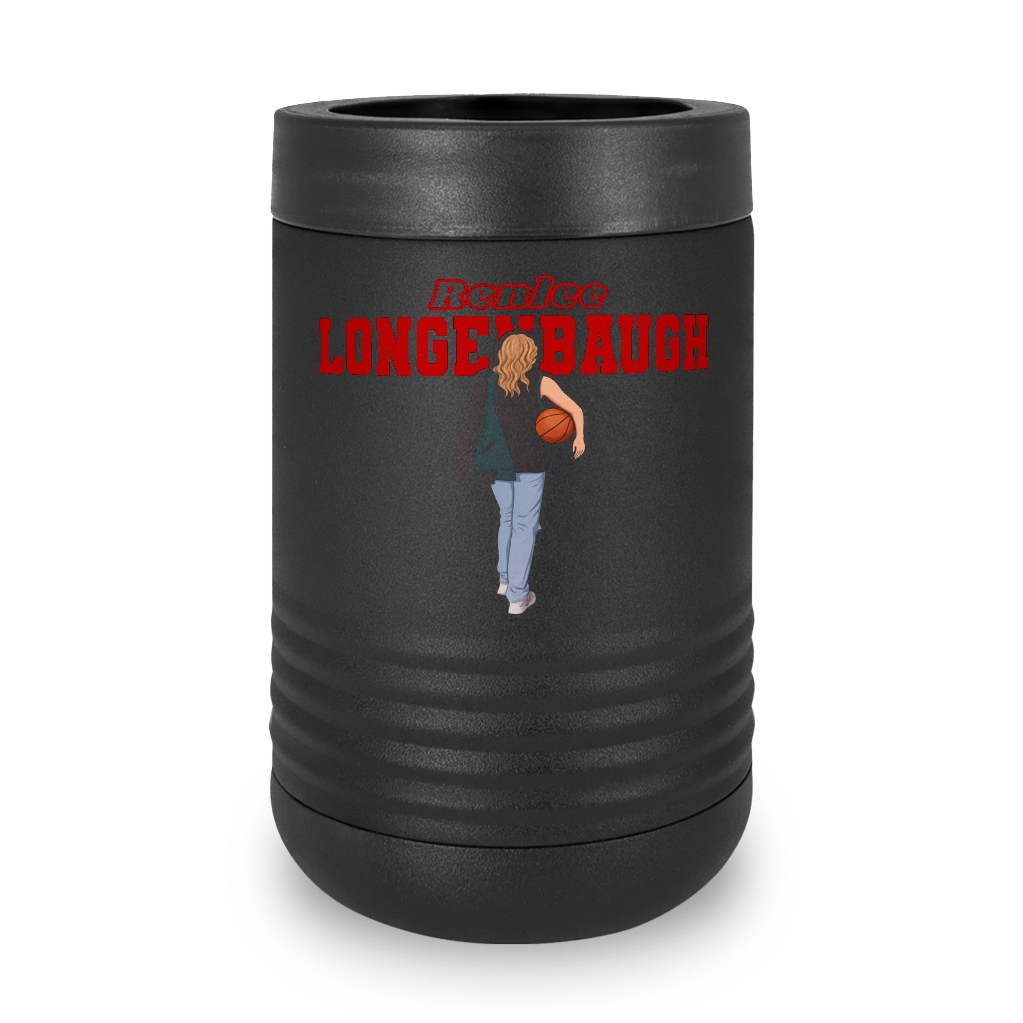 Stainless Can Cooler — character_name_arch in Black