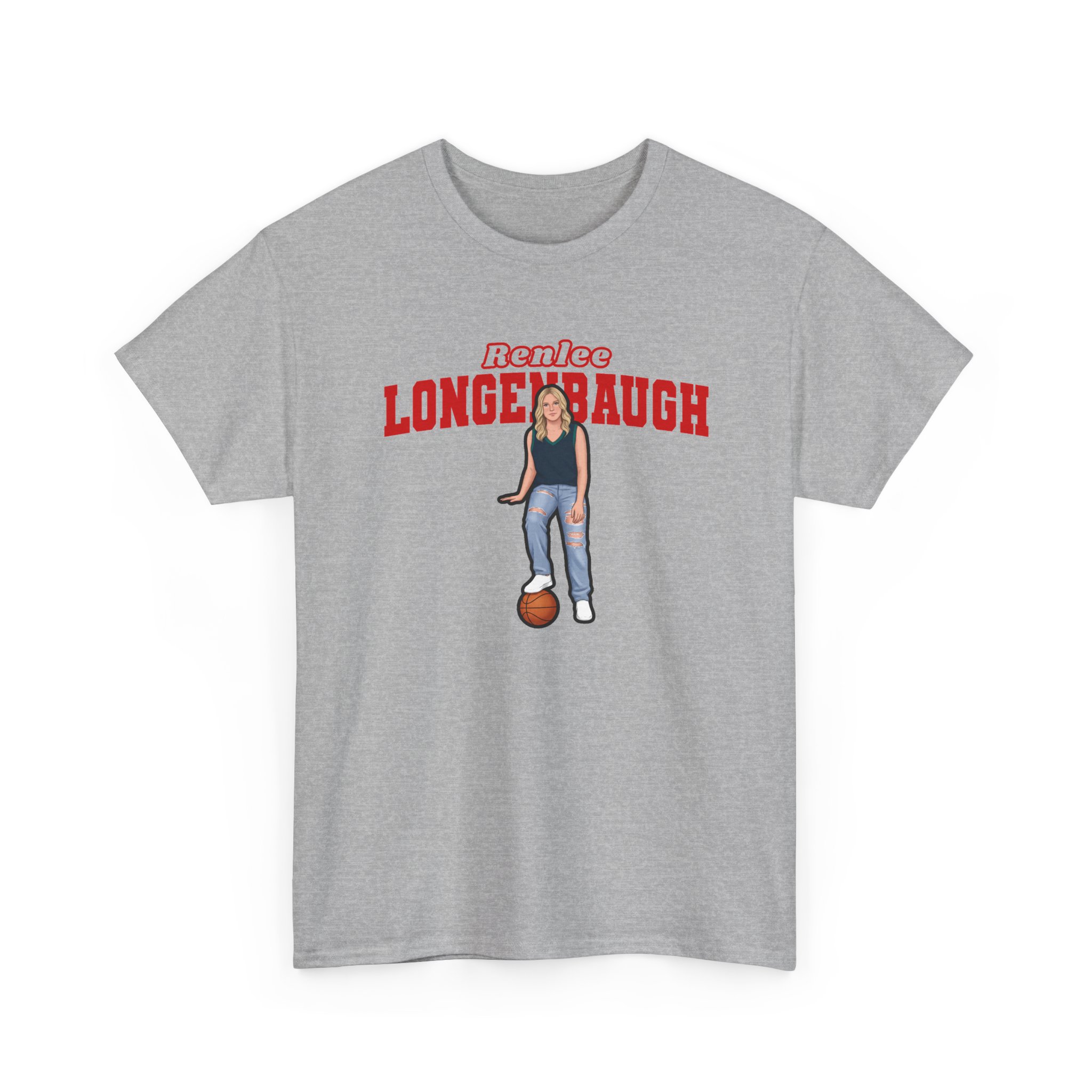 Tee — character_name_arch in Grey