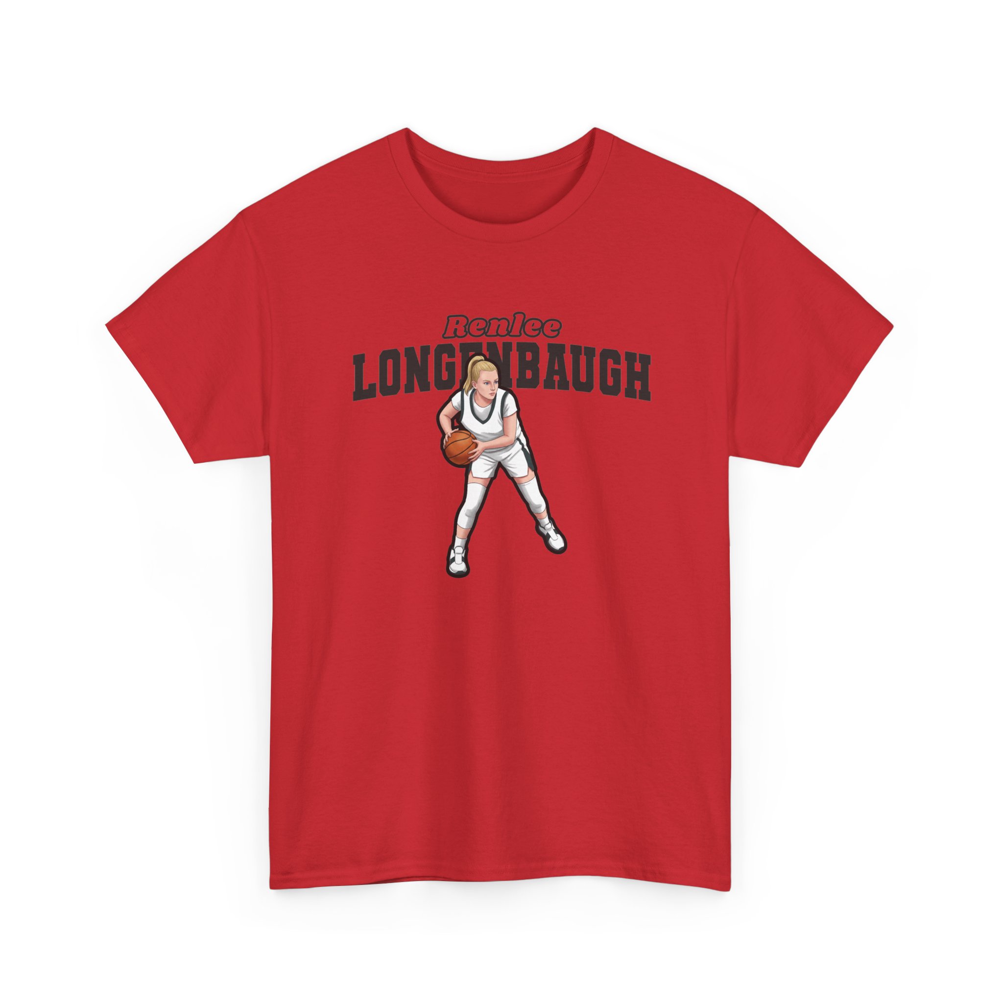 Tee — character_name_arch in Red