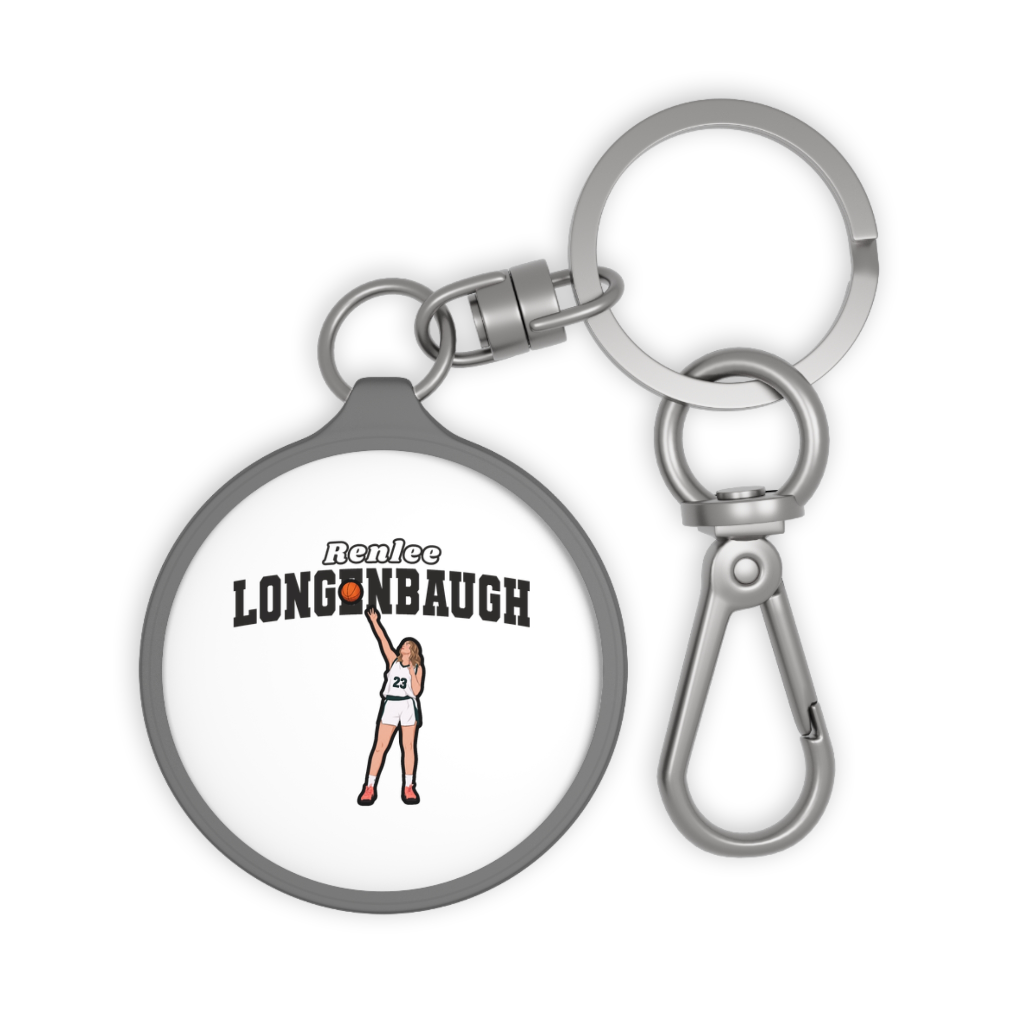Keychain — character_name_arch in Grey