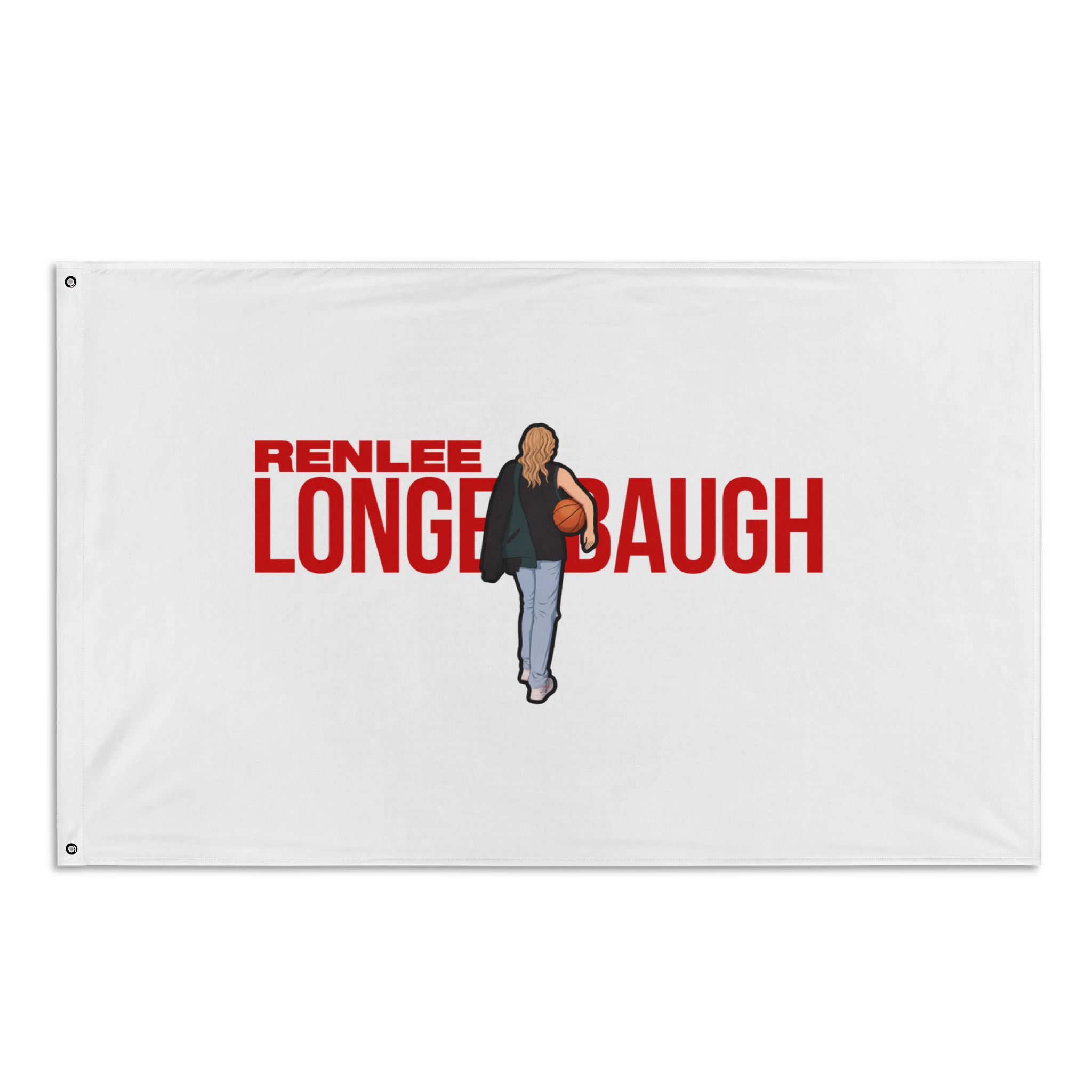 Flag (35 × 56 in) — character_player_name in Classic