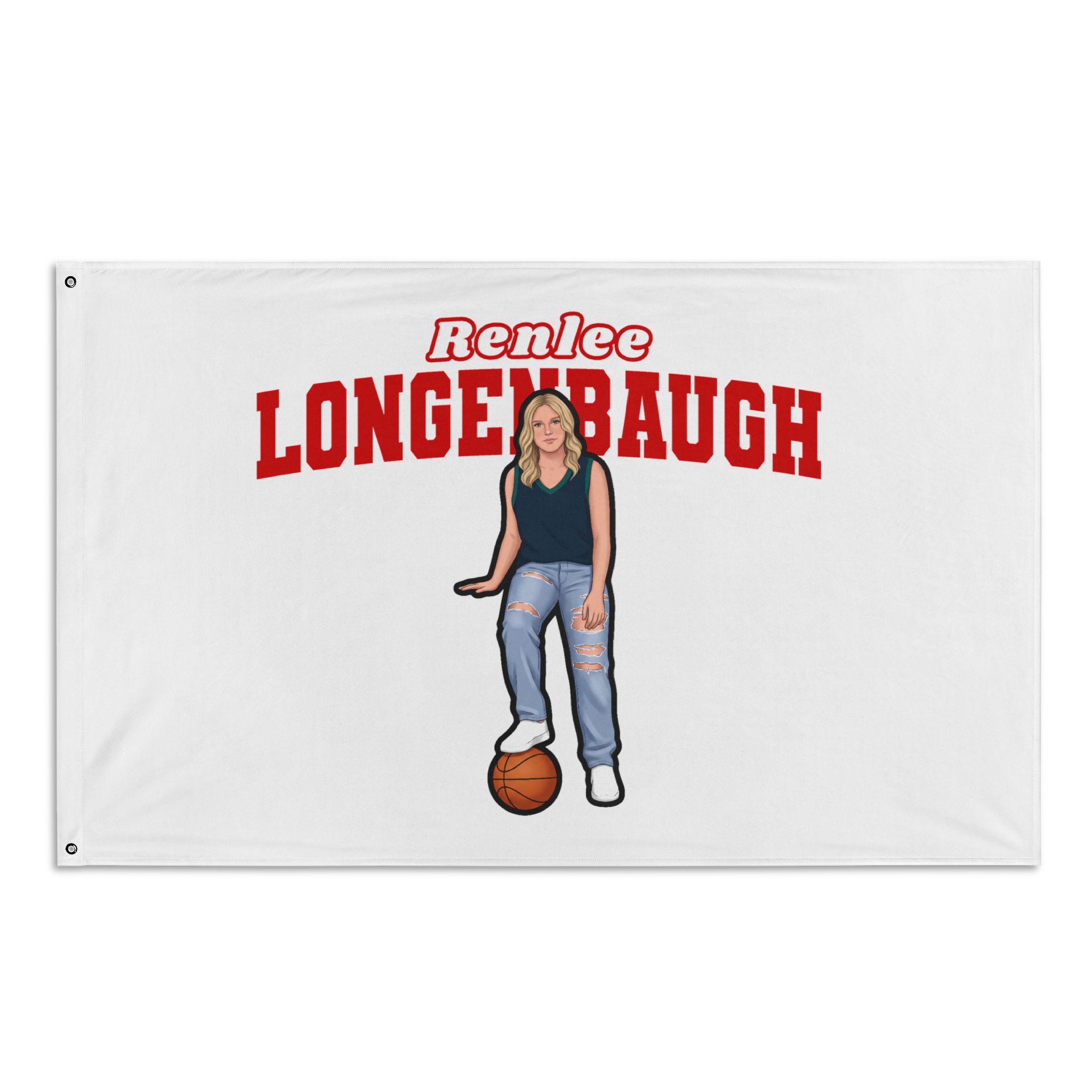 Flag (35 × 56 in) — character_name_arch in Classic
