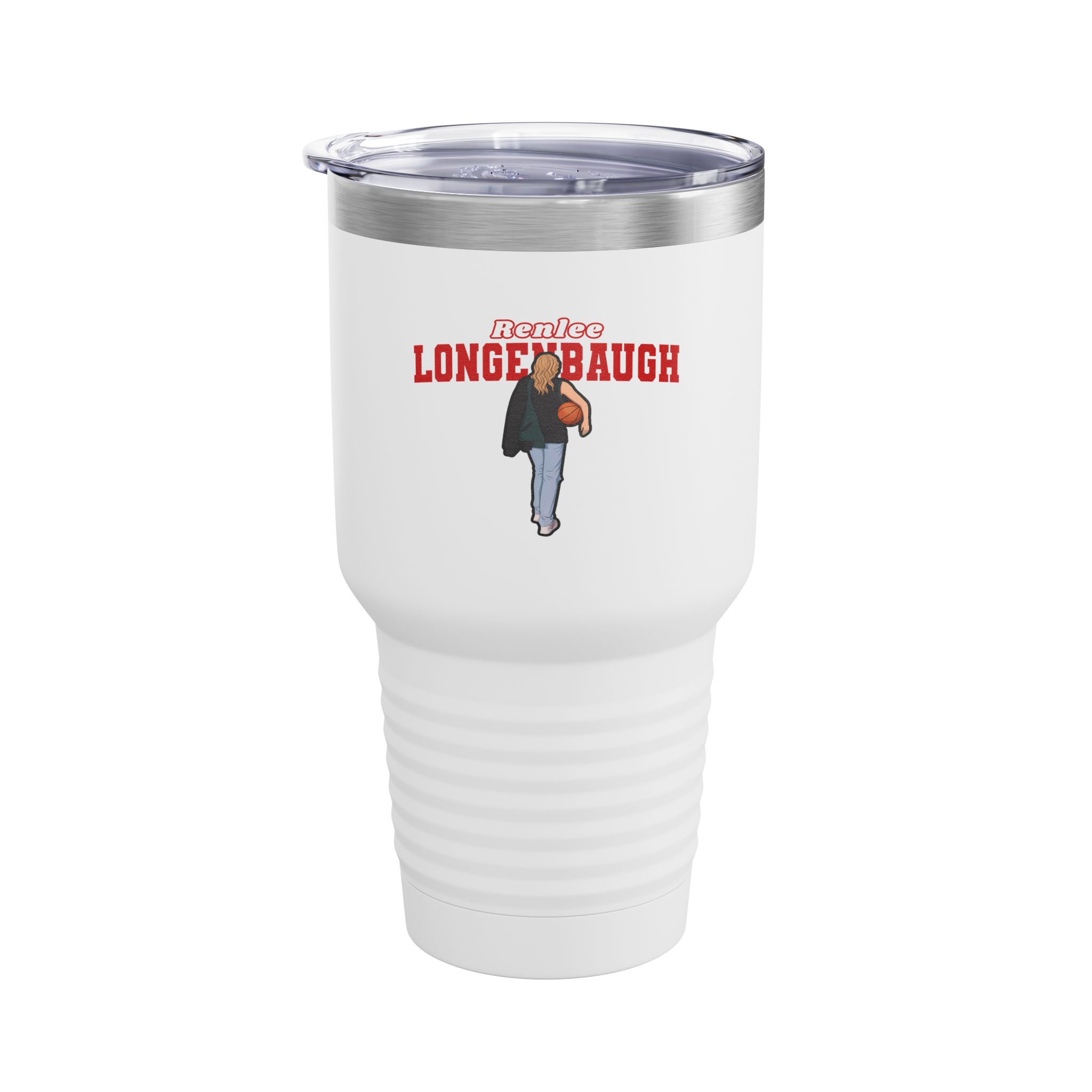 30oz Tumbler — character_name_arch in White