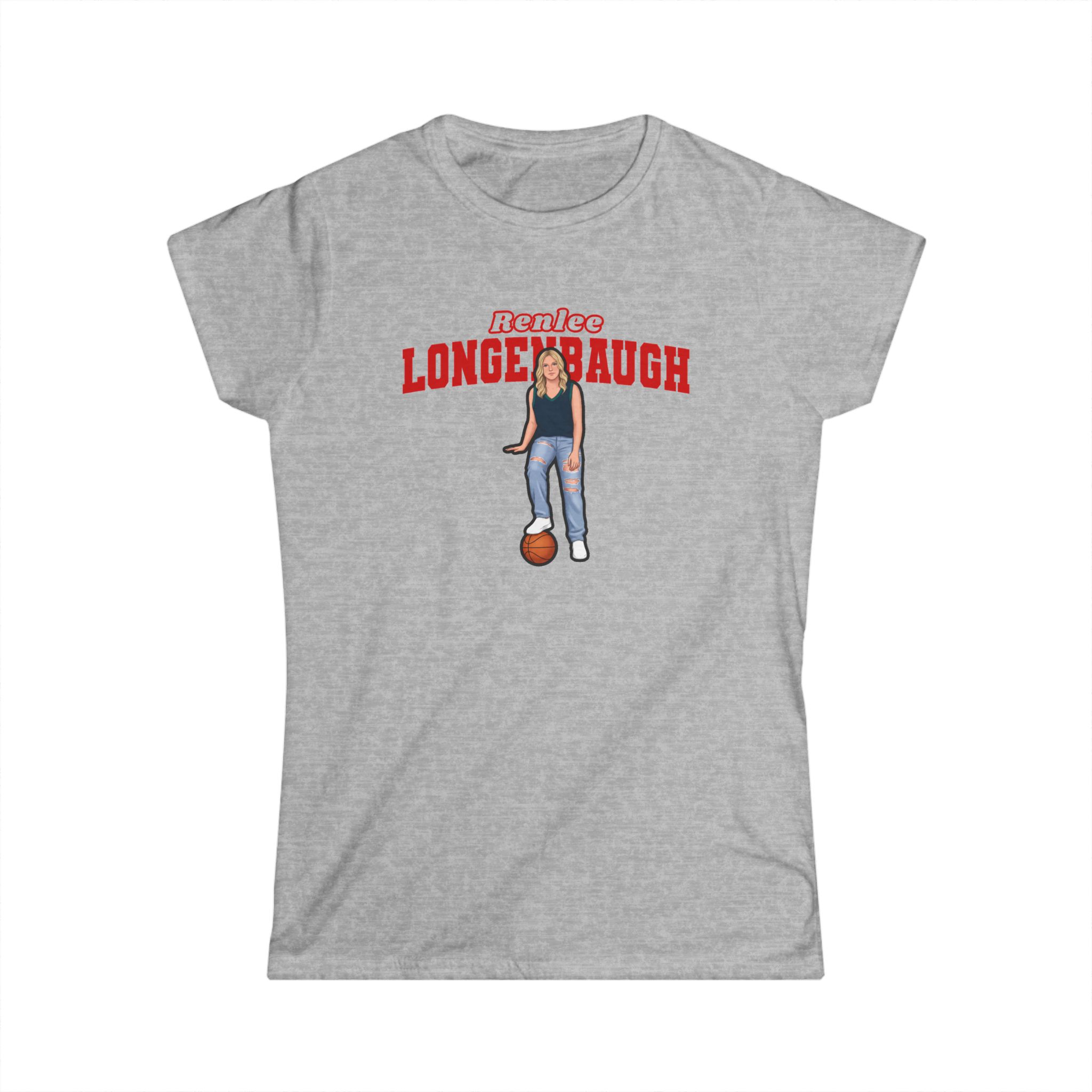 Women's Softstyle Tee — character_name_arch in Grey