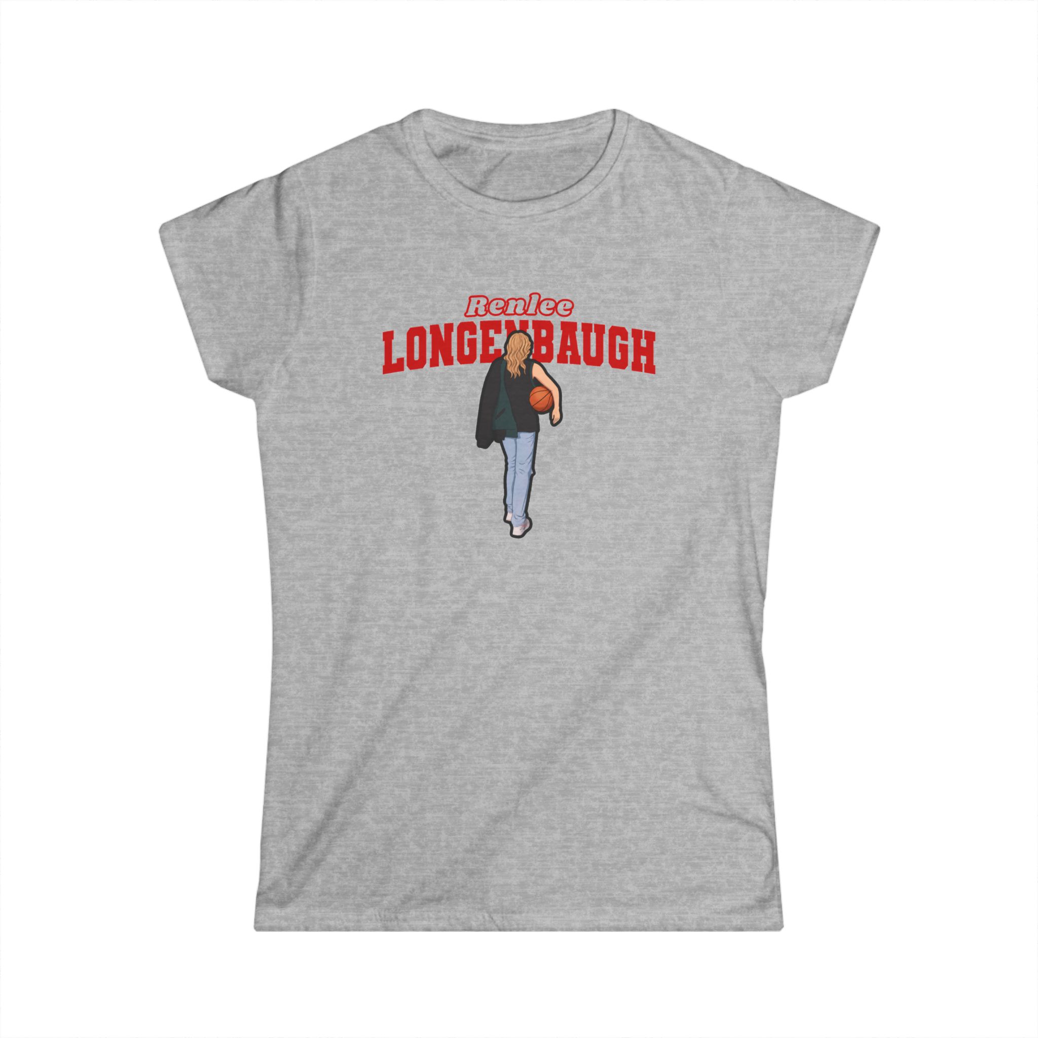 Women's Softstyle Tee — character_name_arch in Grey