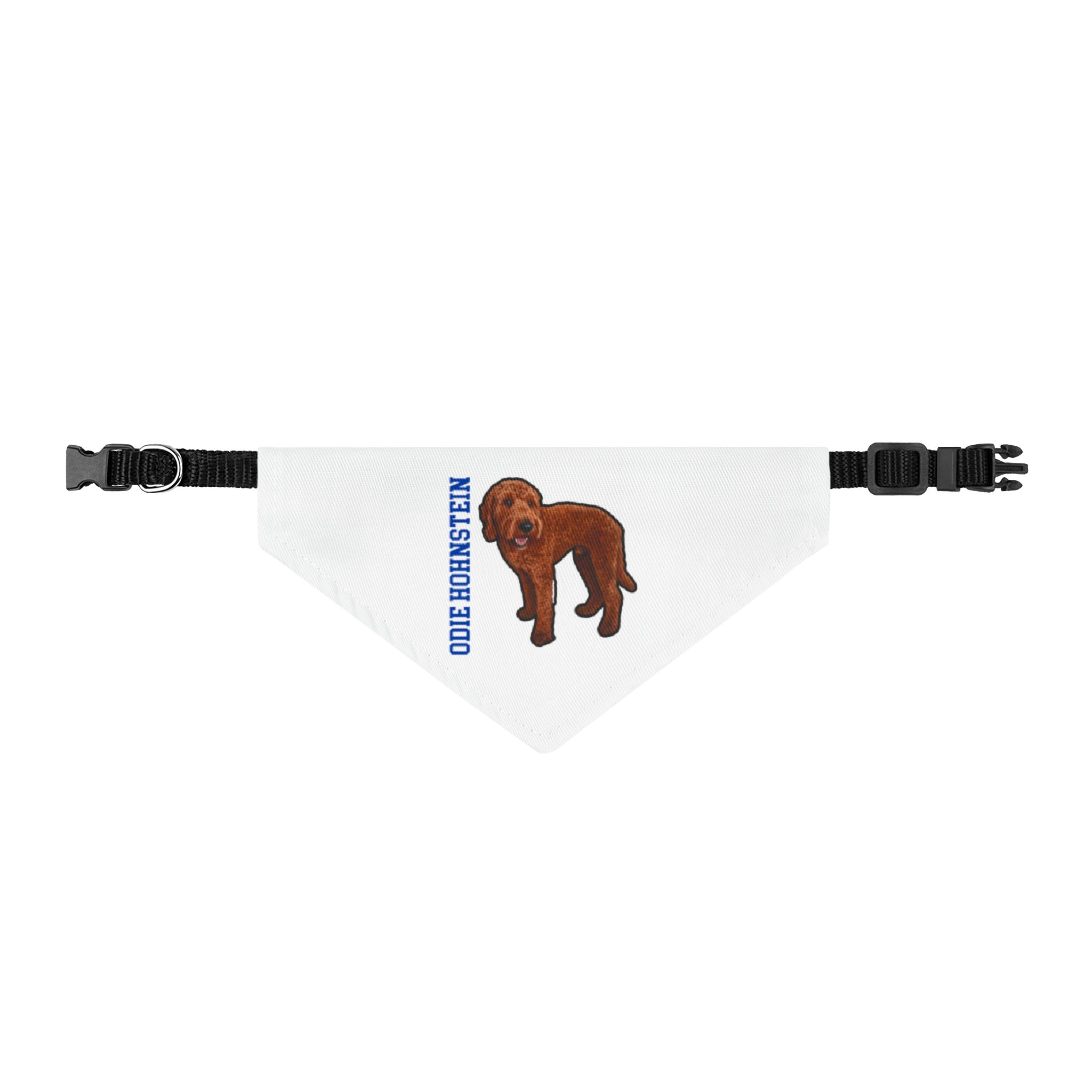 Clip-on Pet Bandana — character_name_vertical in Classic