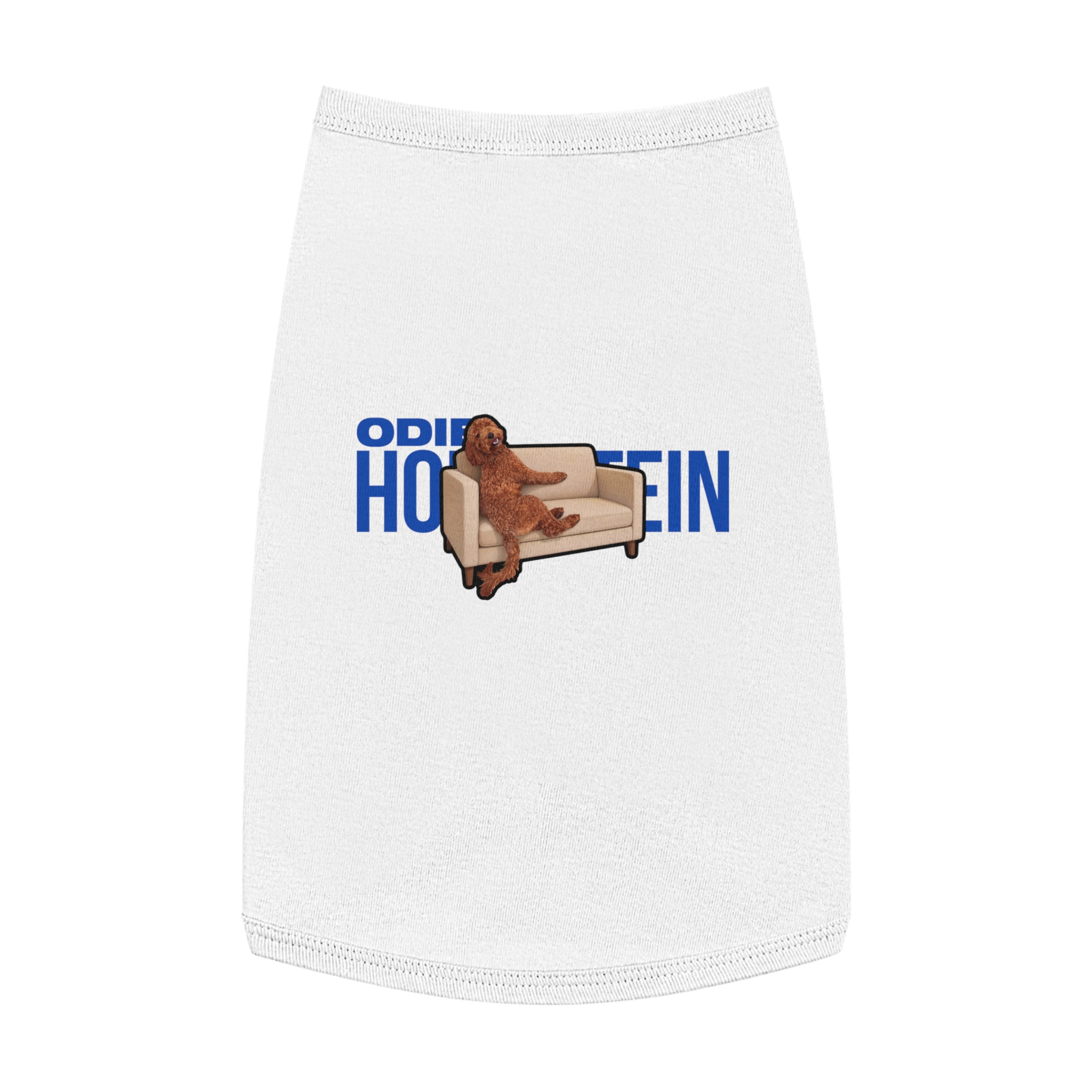 Pet Tank Top — character_player_name in White