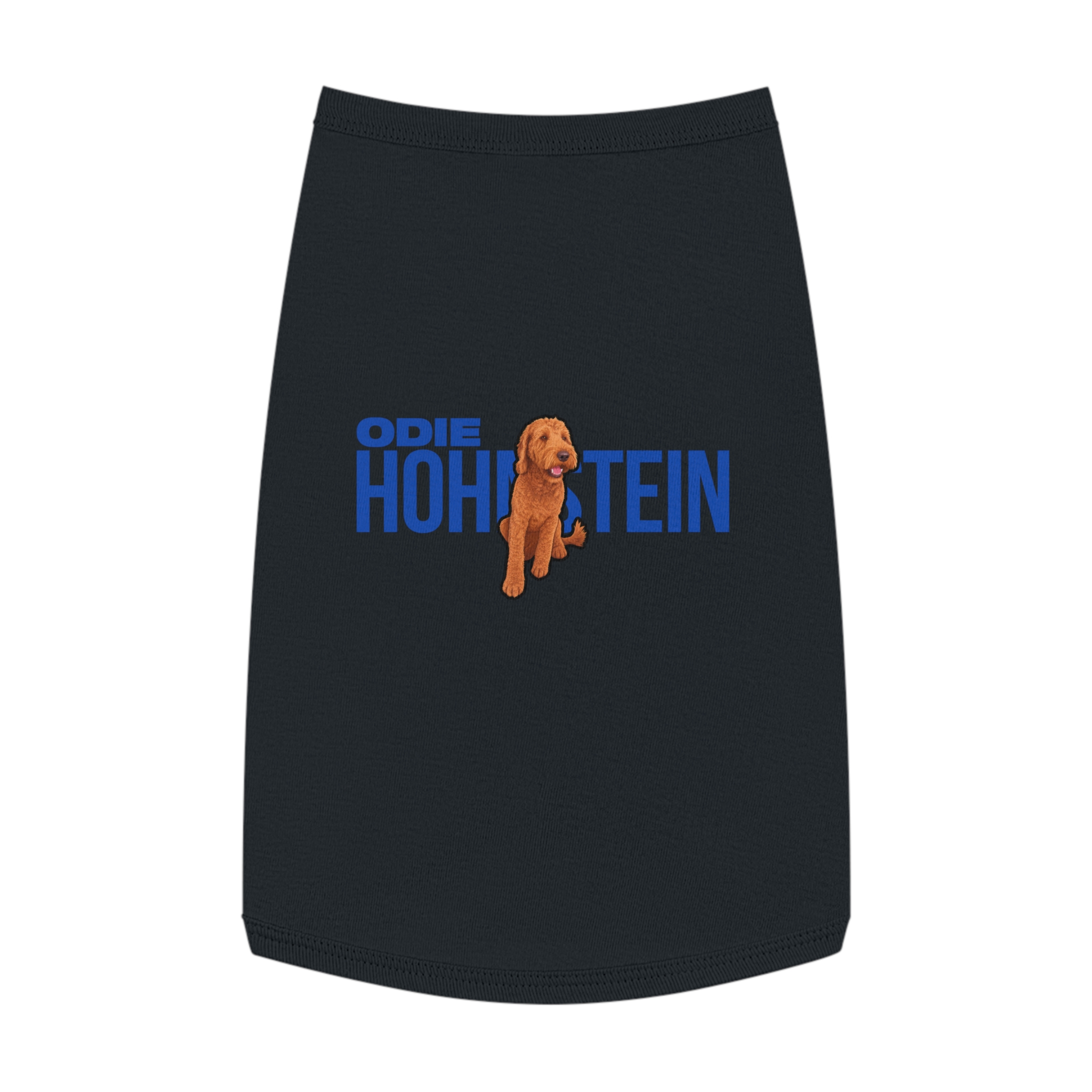 Pet Tank Top — character_player_name in Black